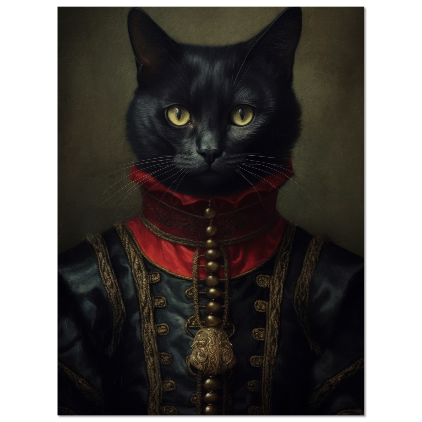 Katze Schwarz Renaissance (CAT100)