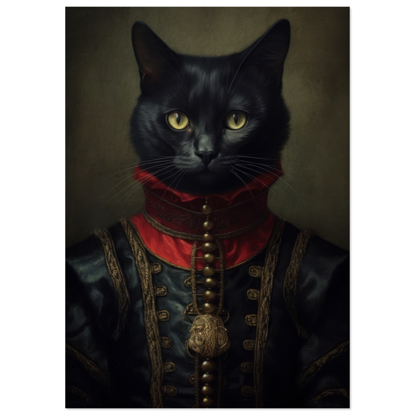 Katze Schwarz Renaissance (CAT100)