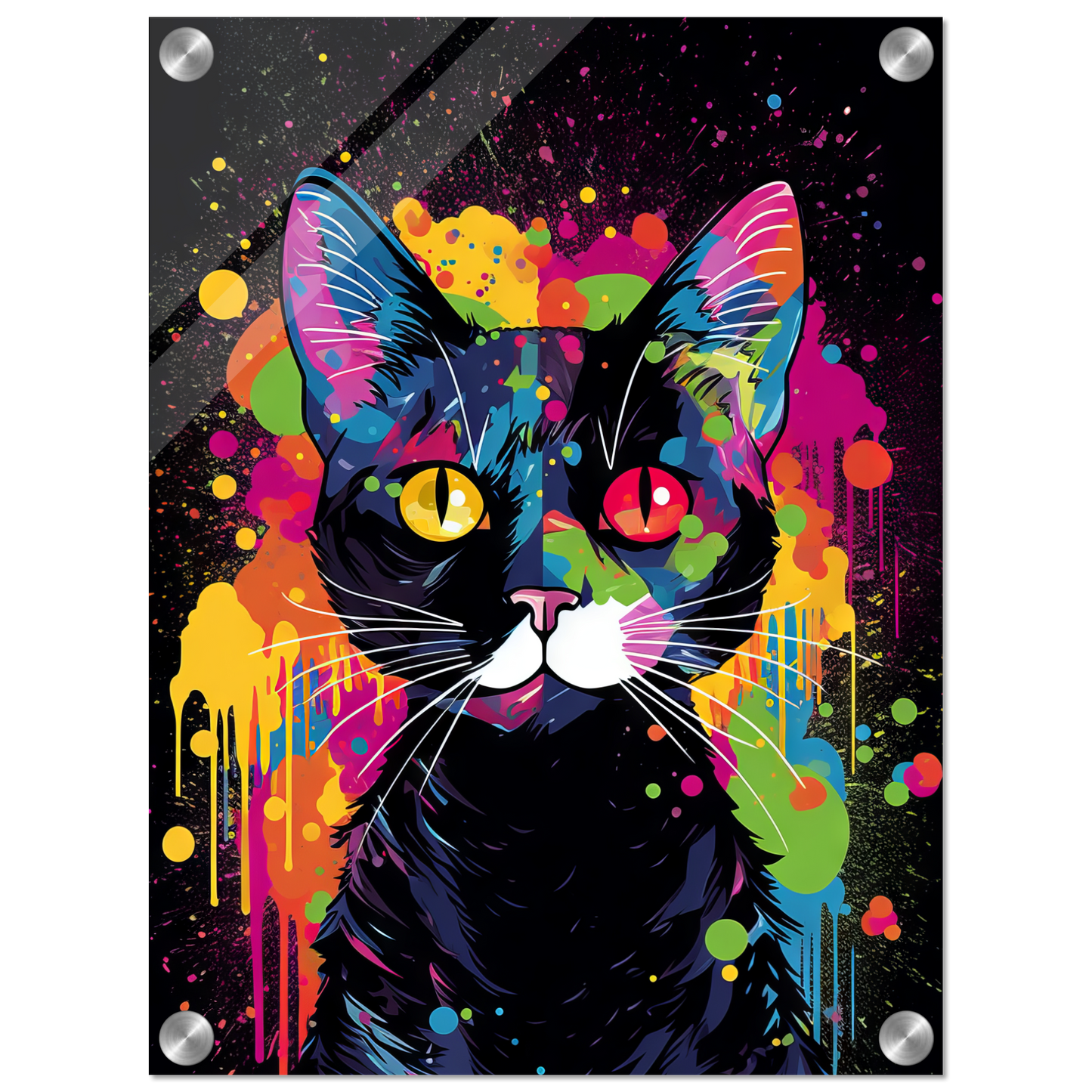 Katze Pop-Art (CAT10)