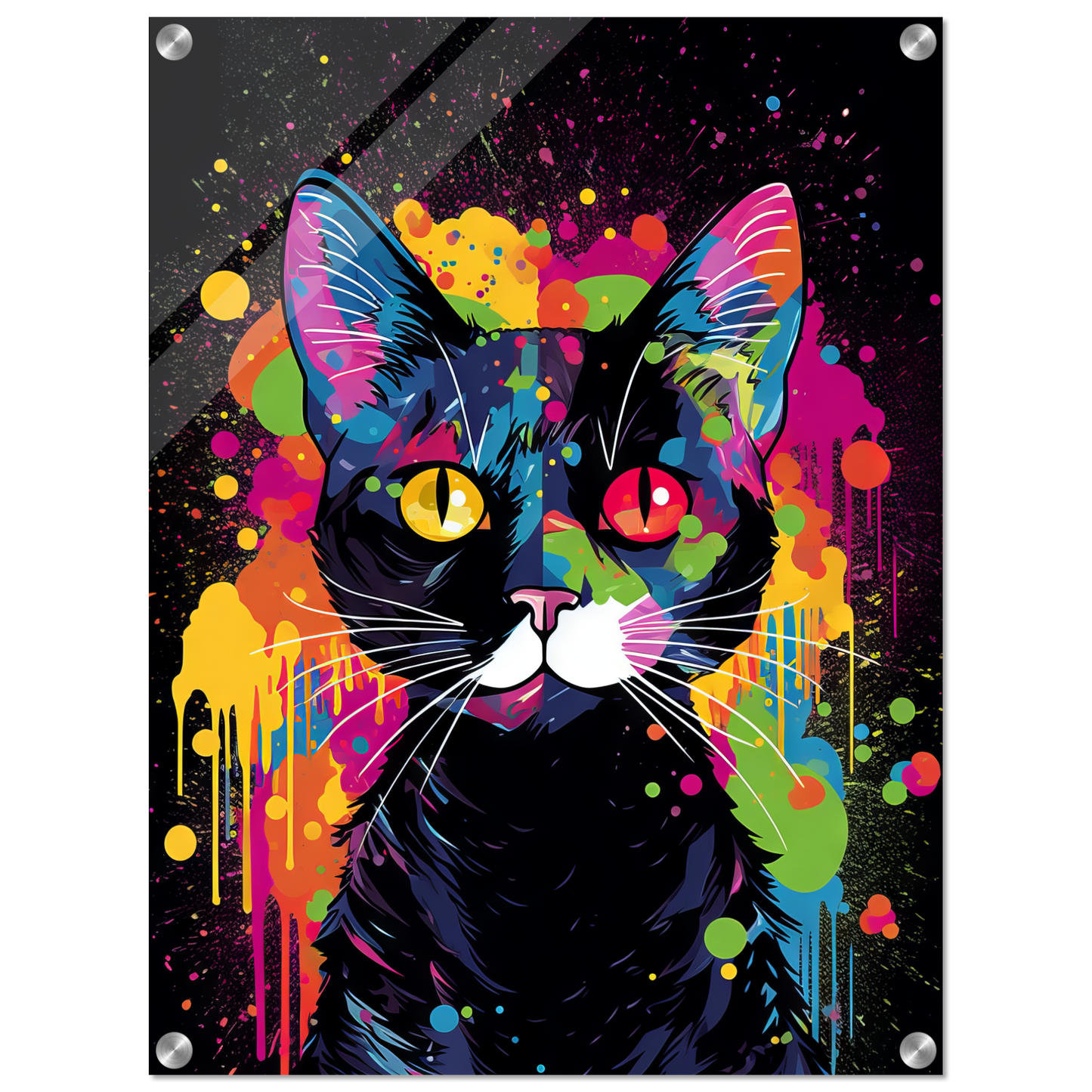 Katze Pop-Art (CAT10)