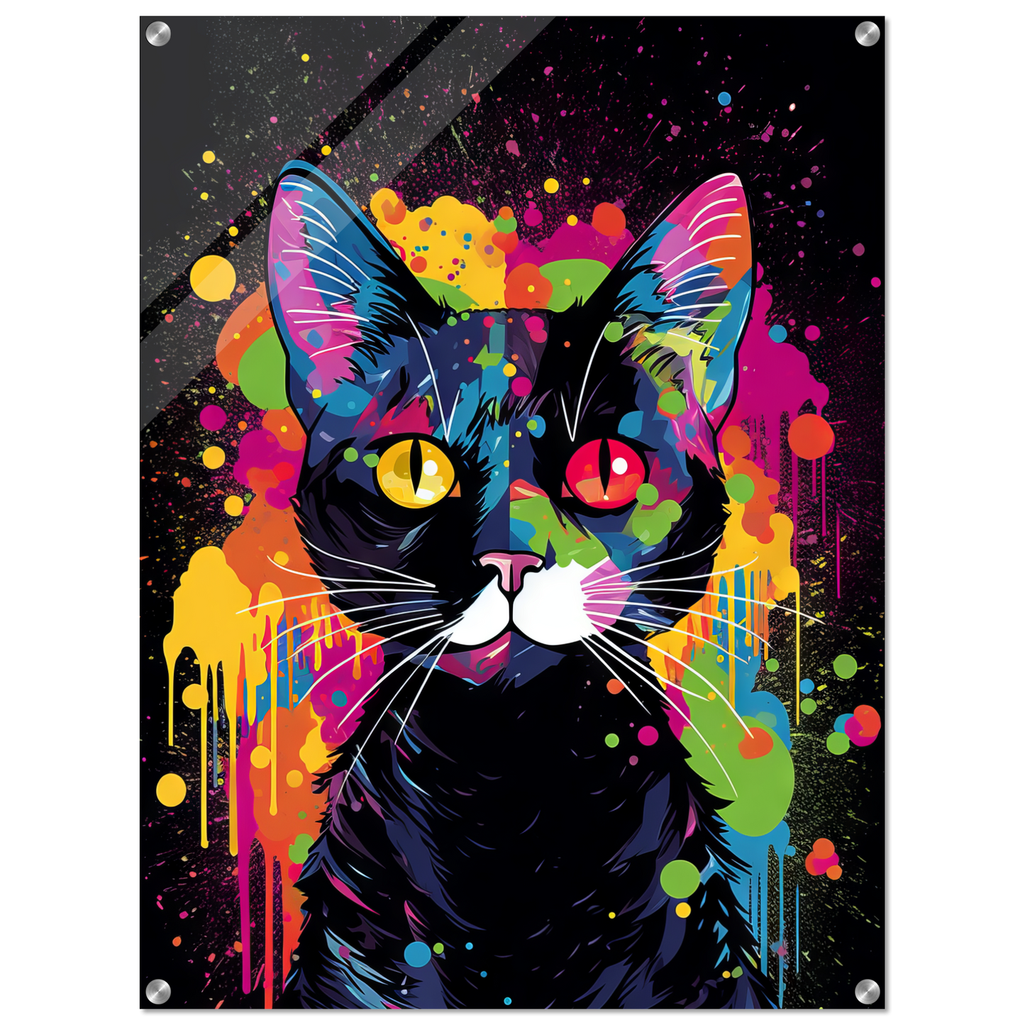 Katze Pop-Art (CAT10)
