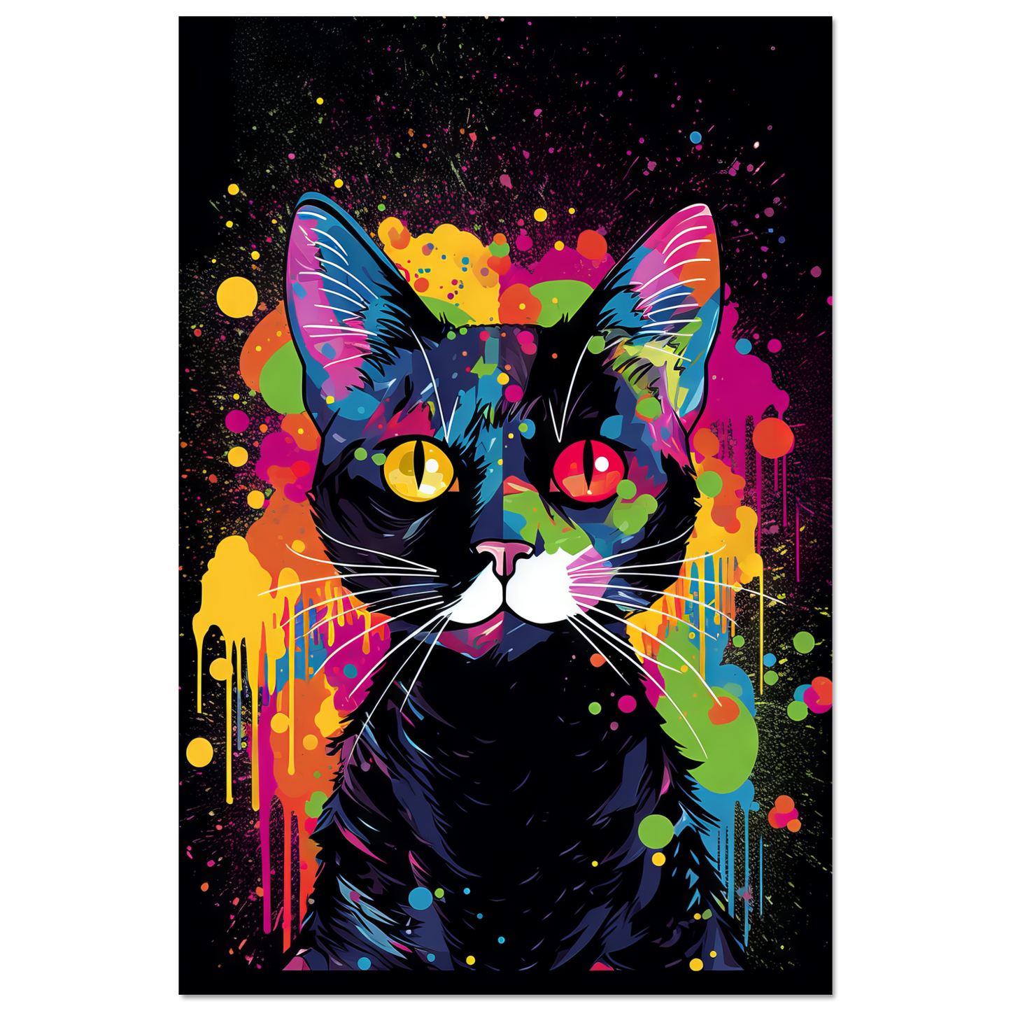Katze Pop-Art (CAT10)