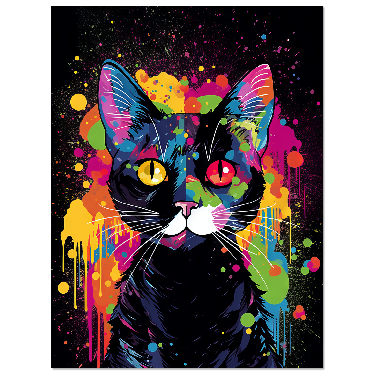 Katze Pop-Art (CAT10)