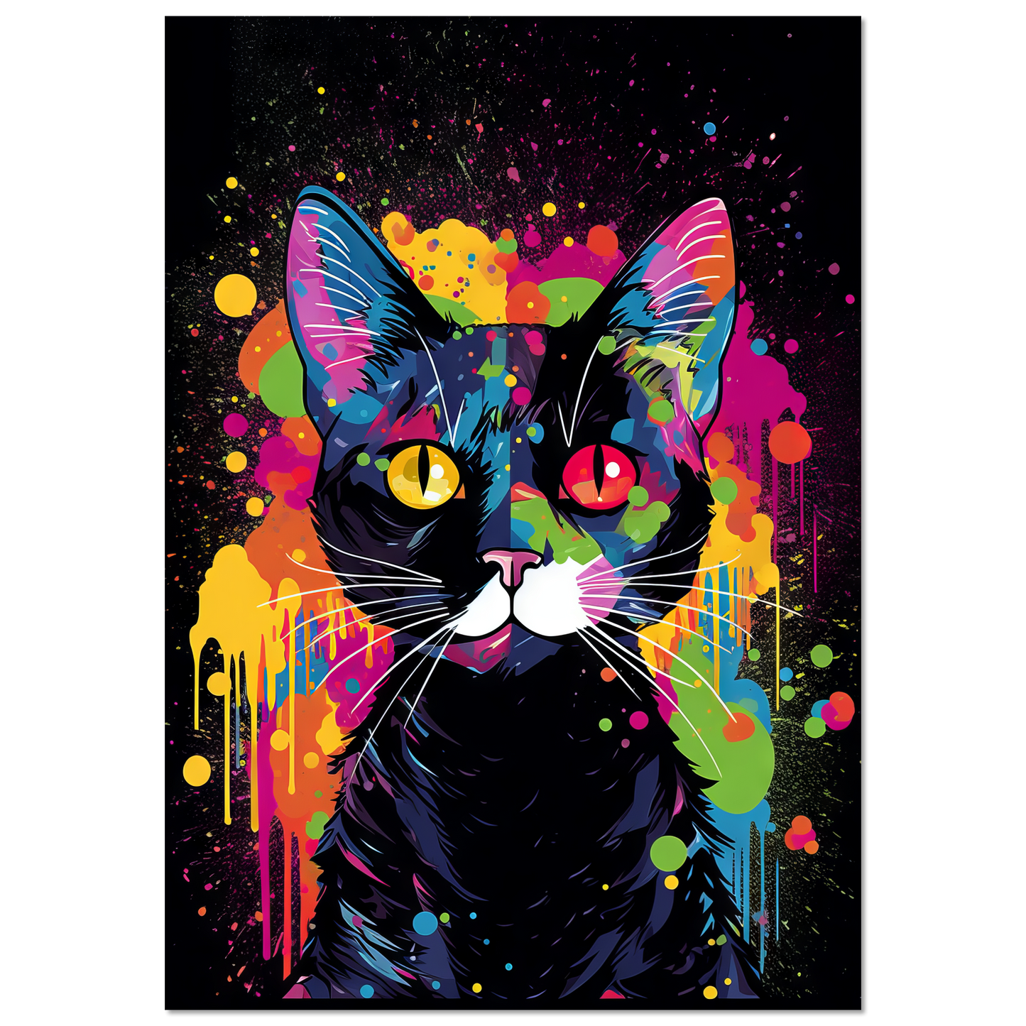 Katze Pop-Art (CAT10)