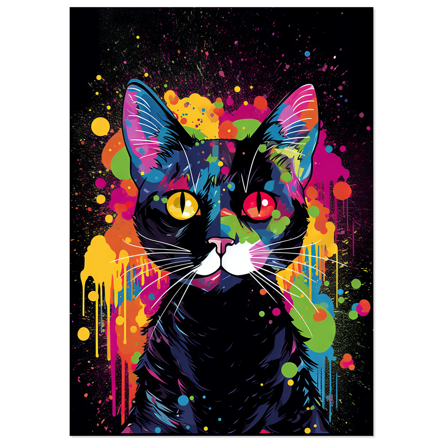 Katze Pop-Art (CAT10)