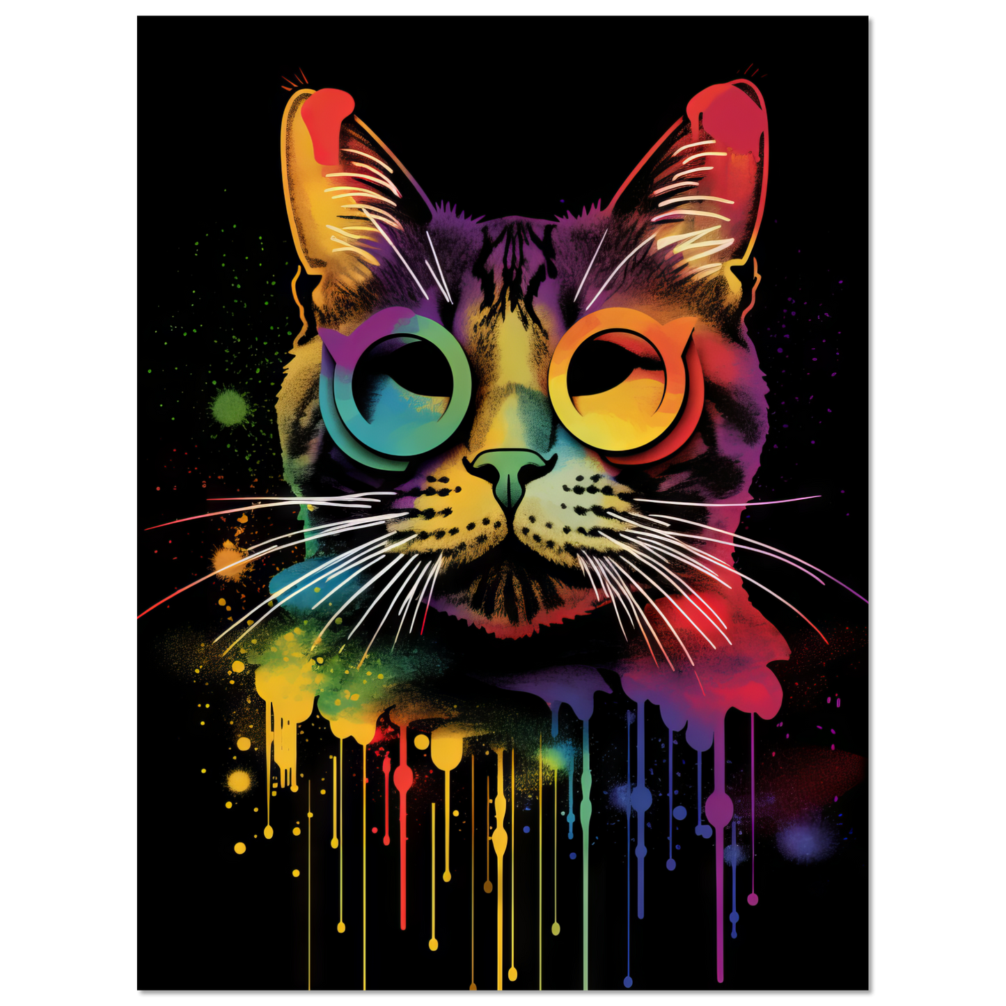 Katze Pop-Art (CAT11)