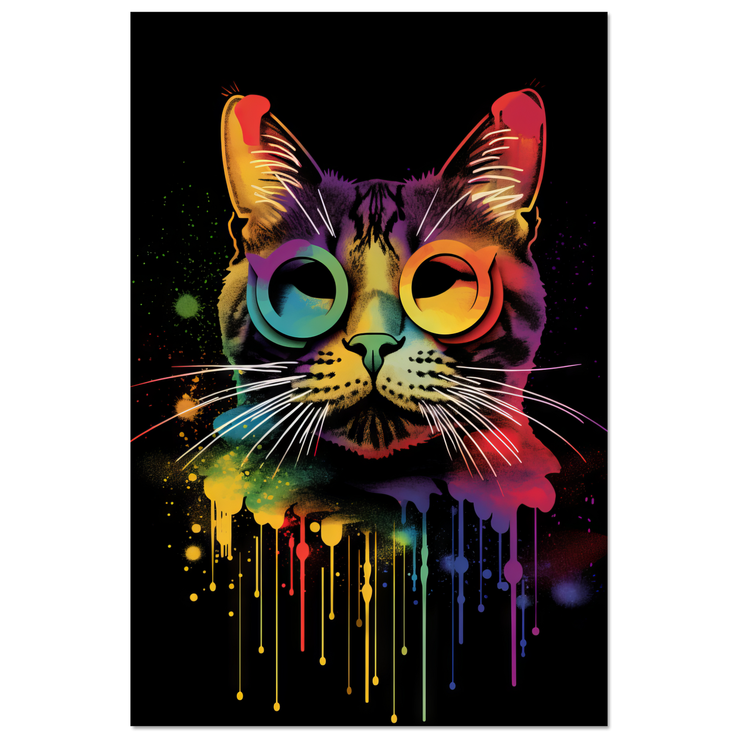 Katze Pop-Art (CAT11)