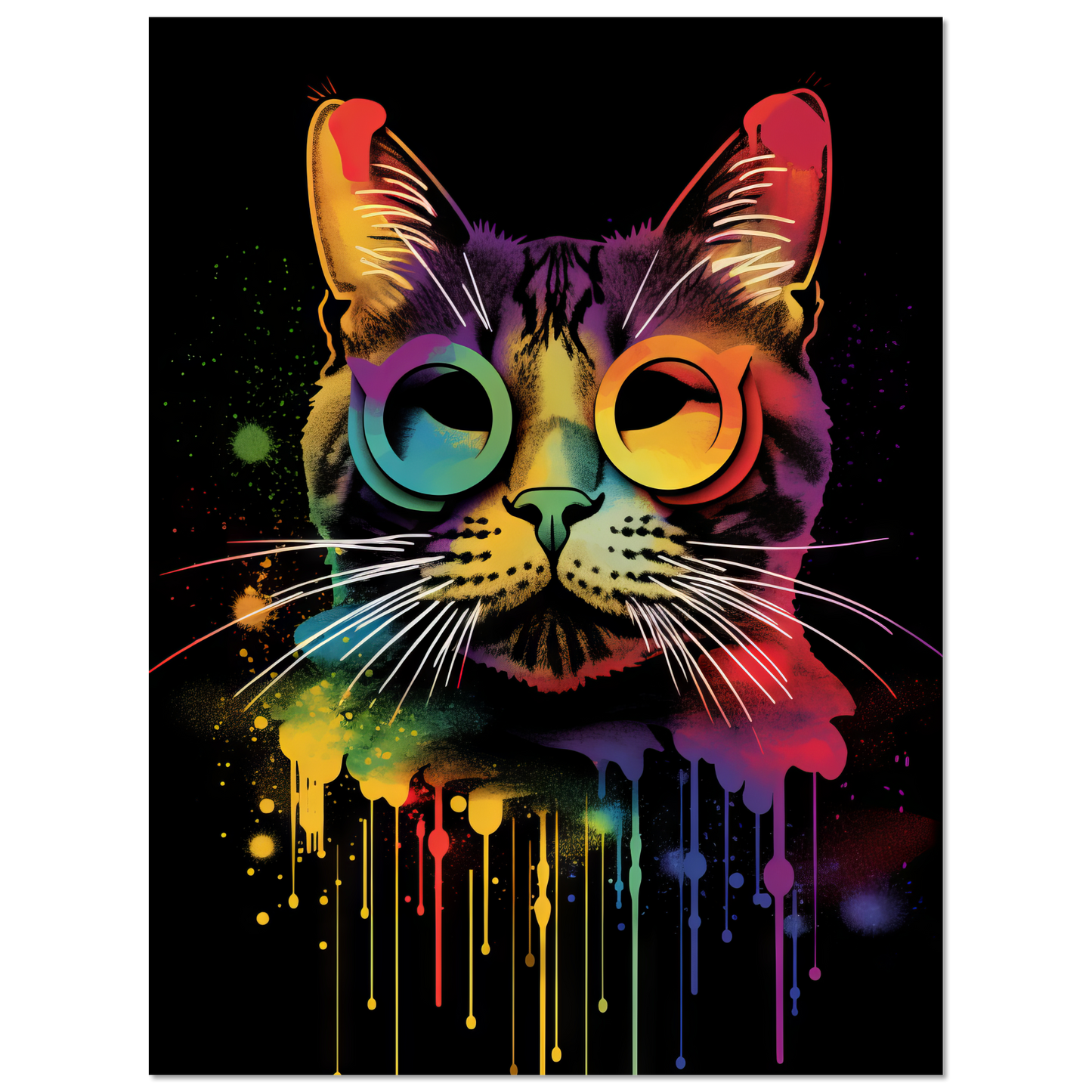 Katze Pop-Art (CAT11)