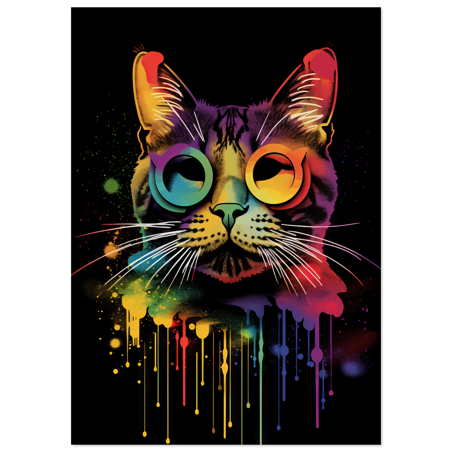 Katze Pop-Art (CAT11)