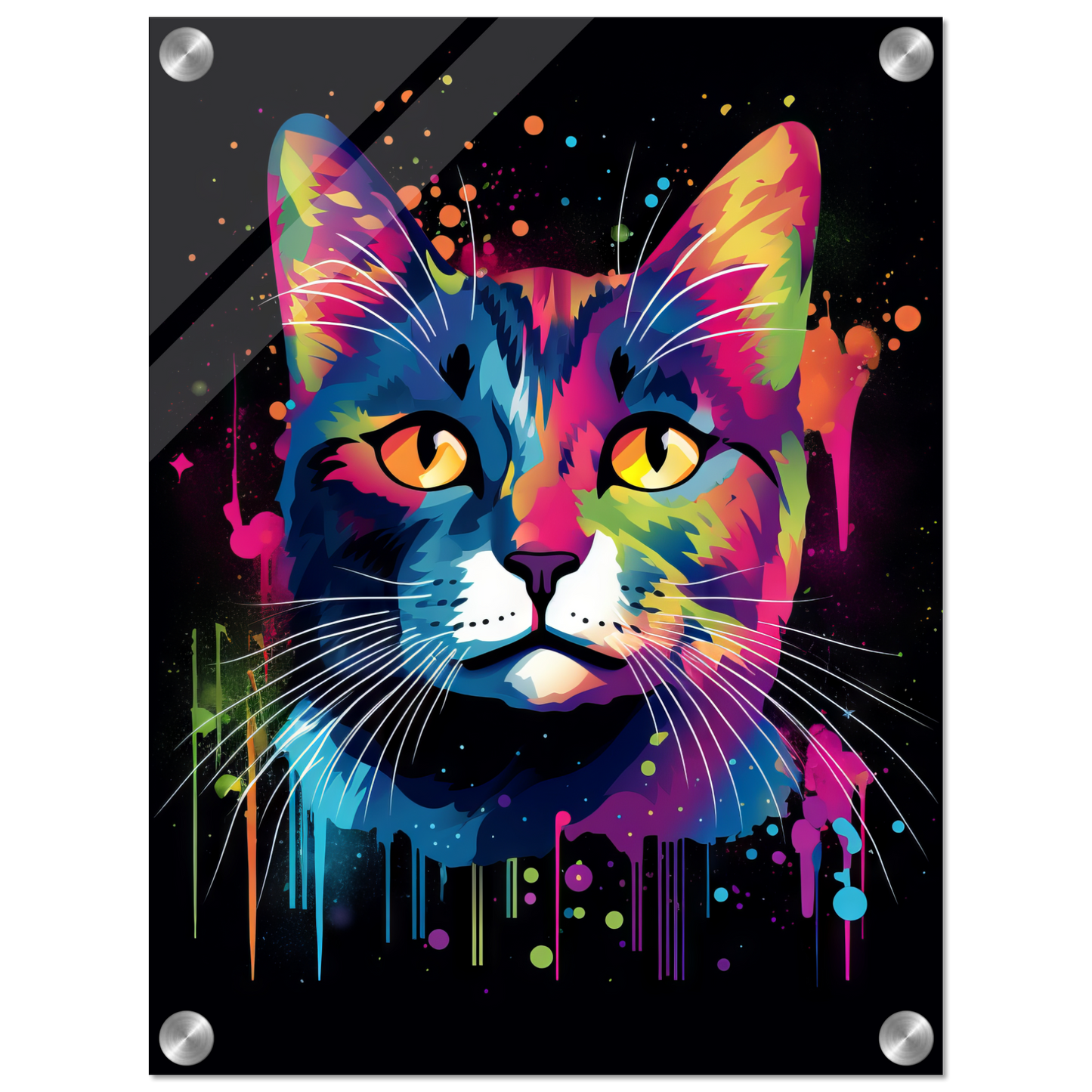 Katze Pop-Art (CAT12)