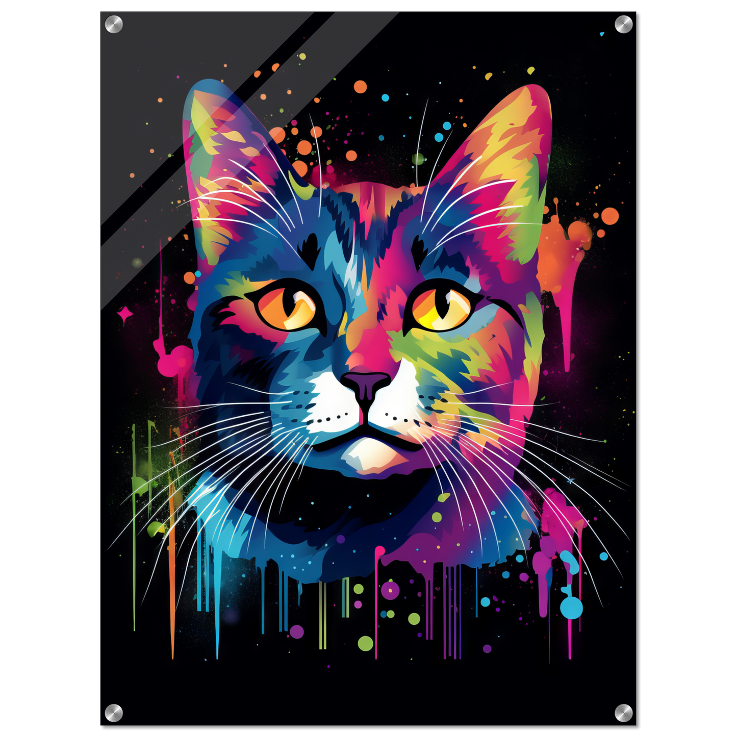 Katze Pop-Art (CAT12)