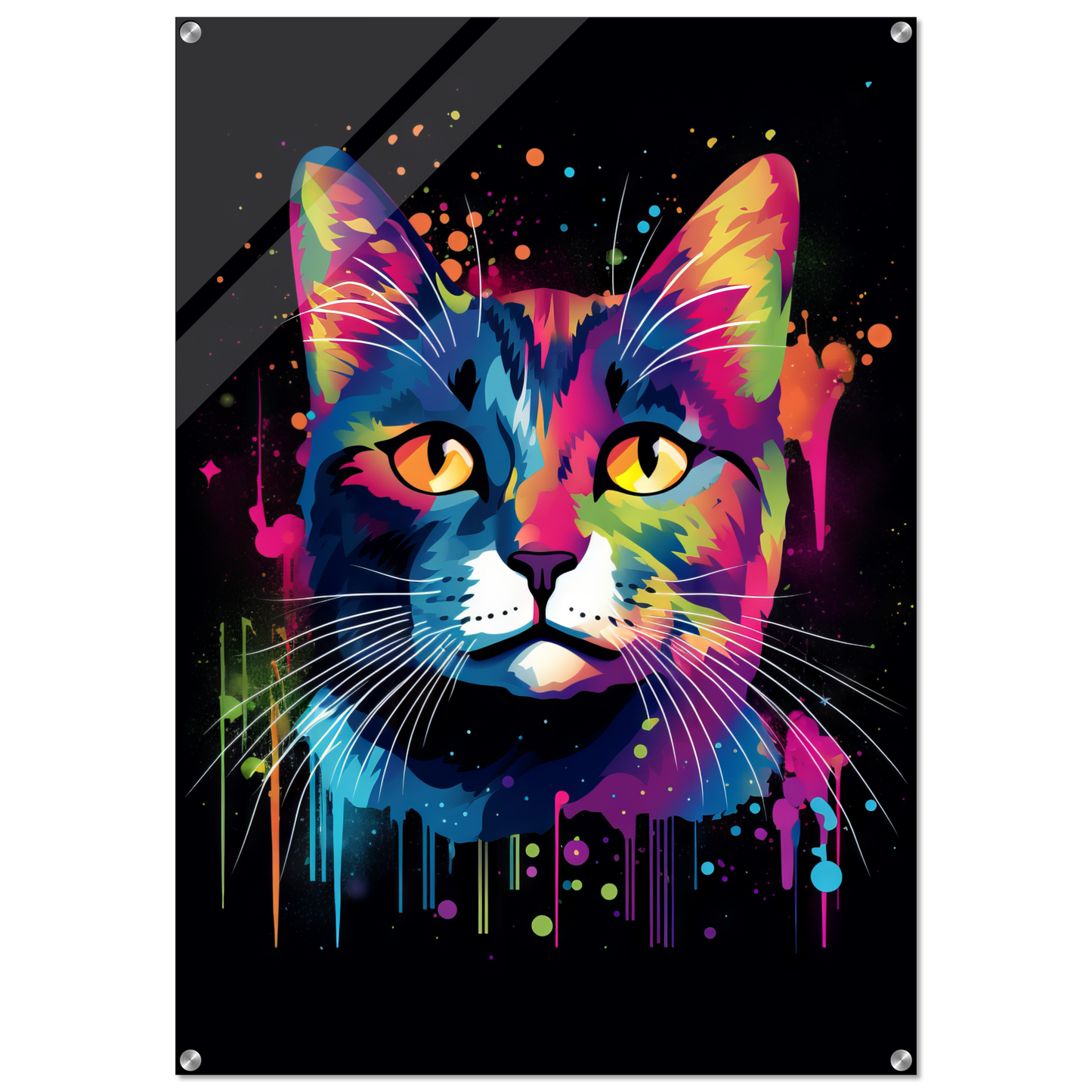 Katze Pop-Art (CAT12)