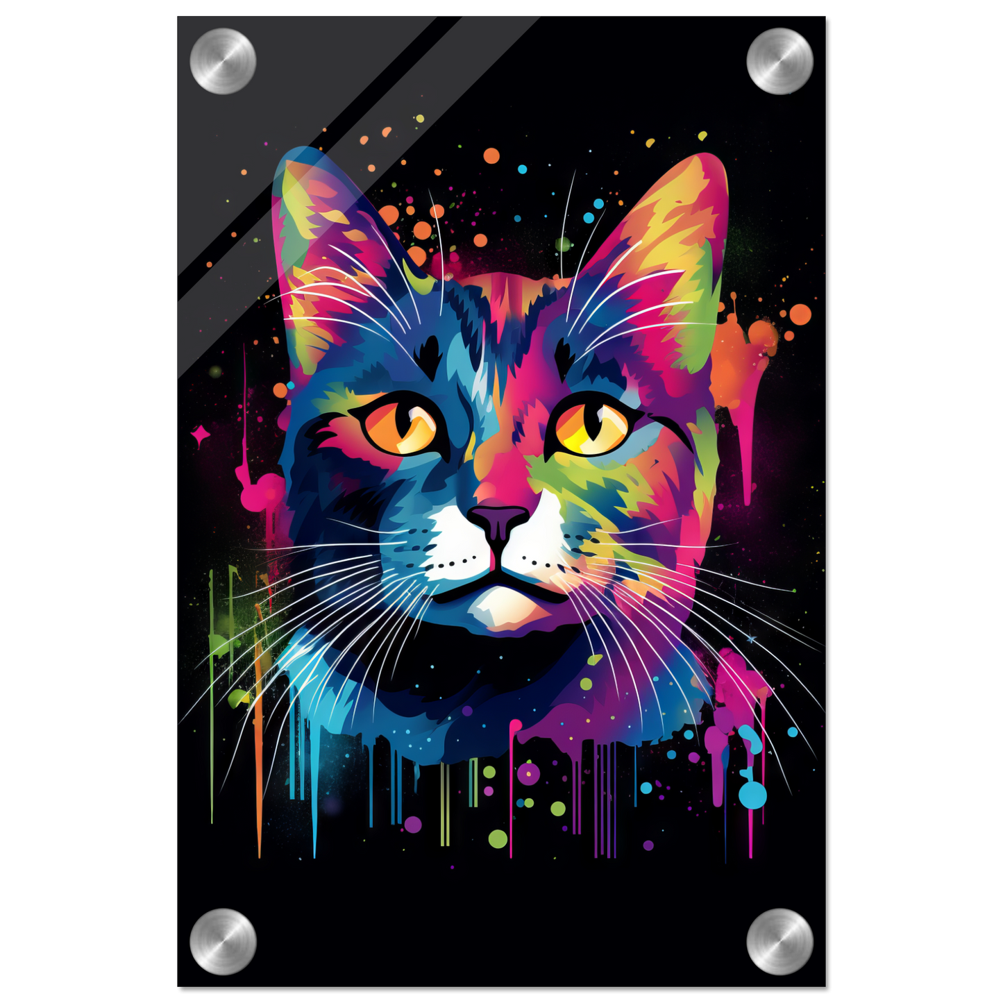 Katze Pop-Art (CAT12)