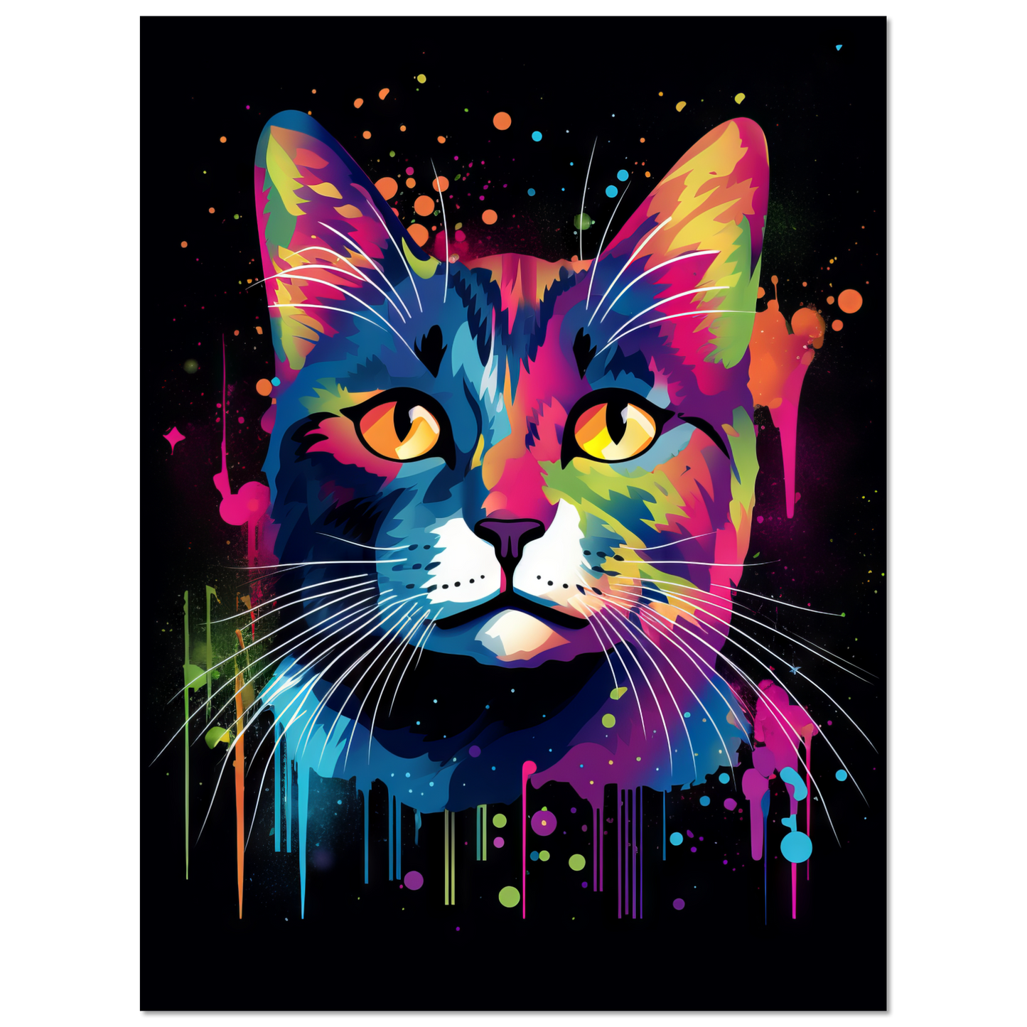 Katze Pop-Art (CAT12)
