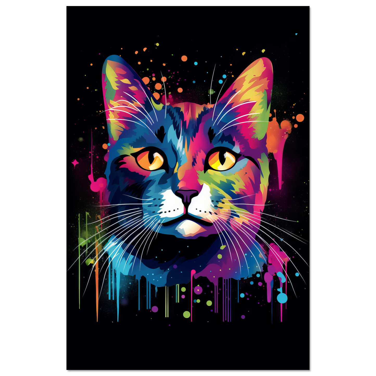 Katze Pop-Art (CAT12)