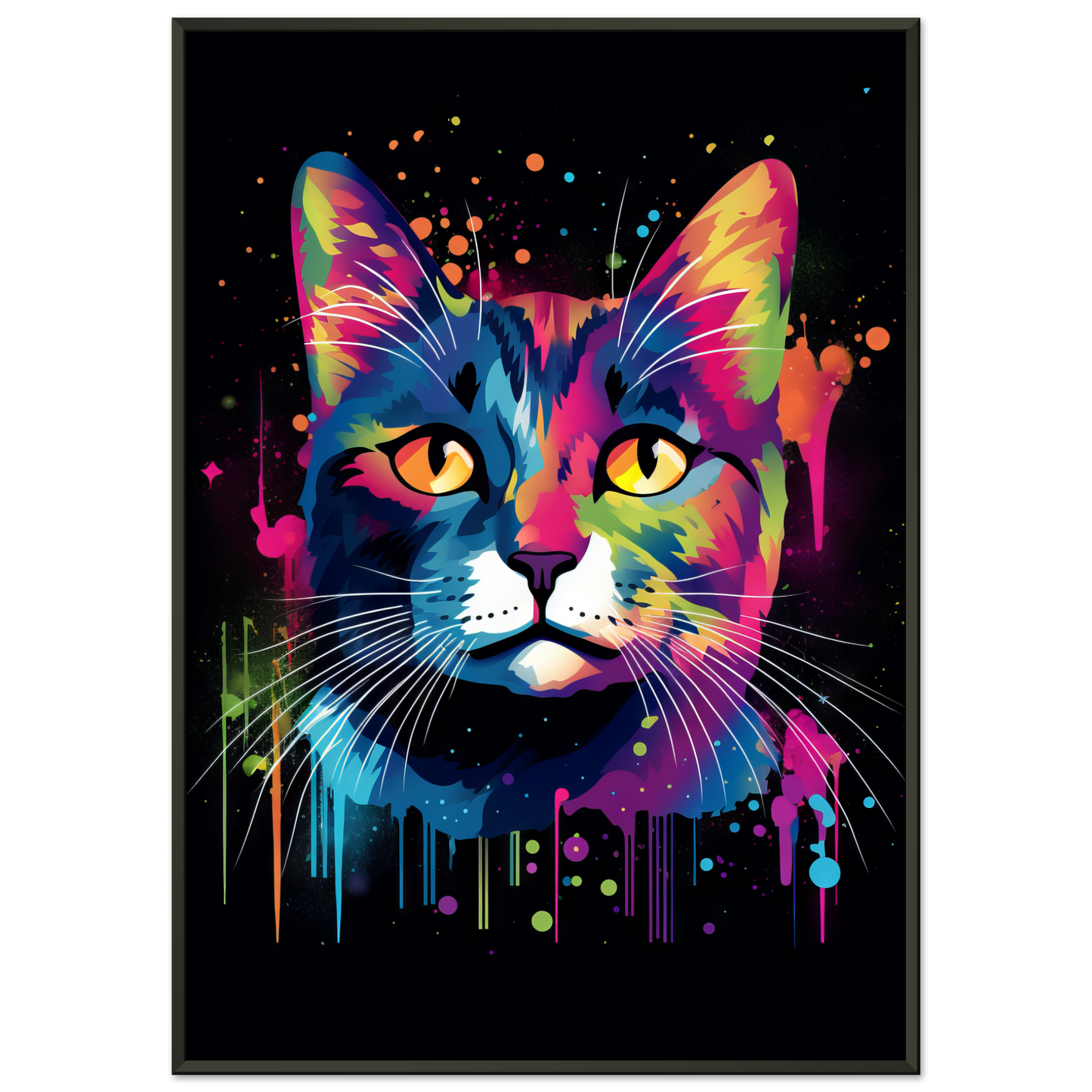 Katze Pop-Art (CAT12)
