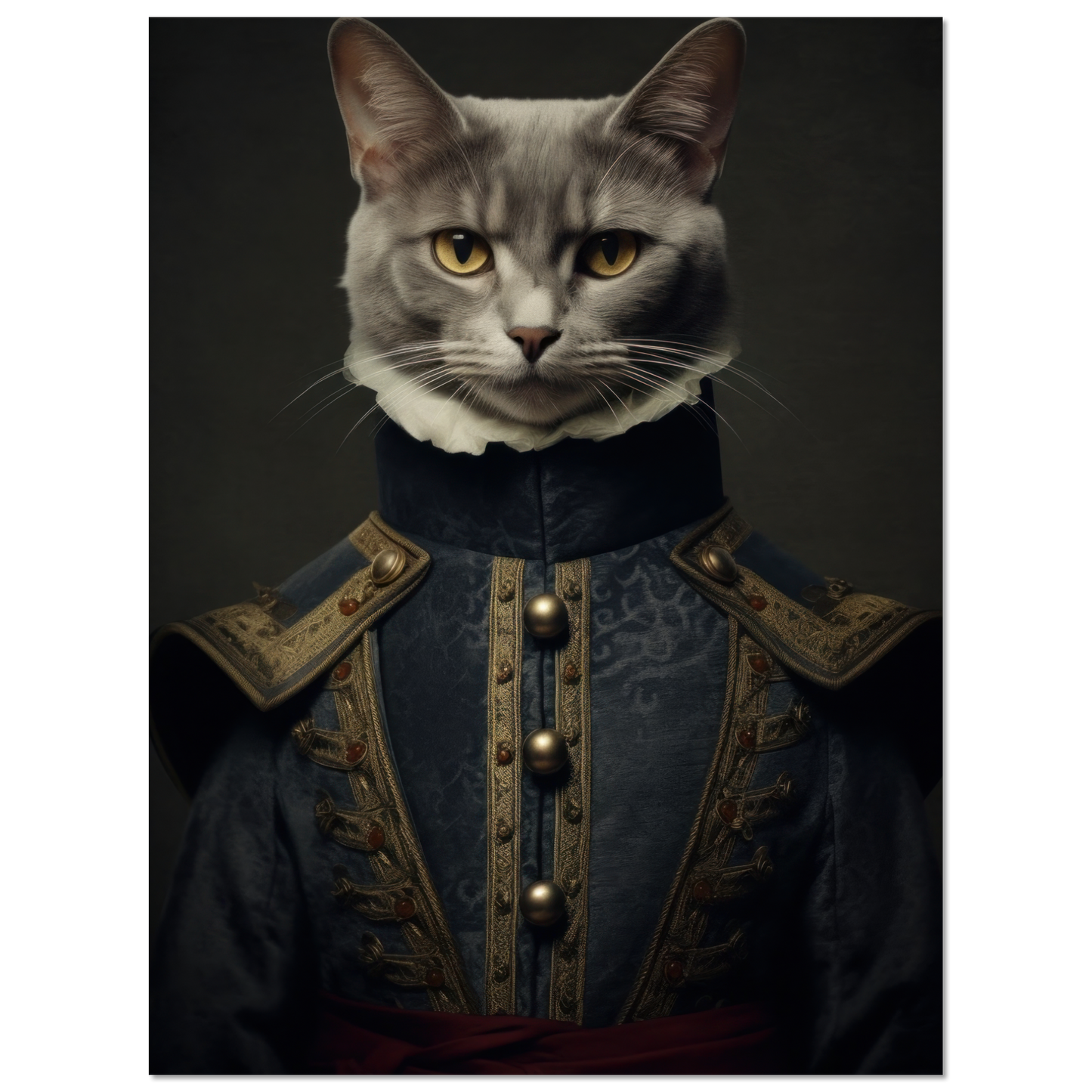 Katze Grau Getigert Renaissance (CAT130)