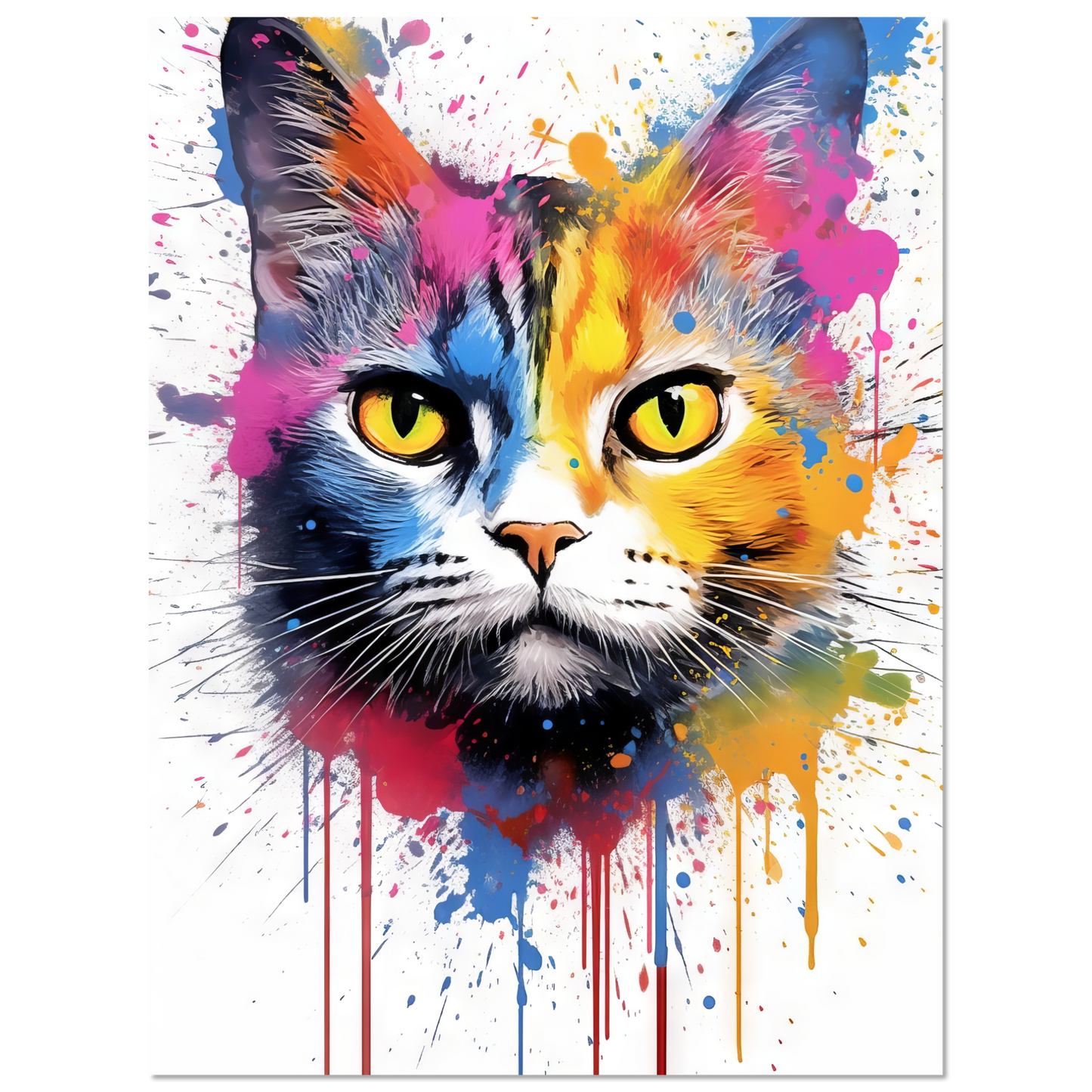 Katze Pop-Art (CAT13)