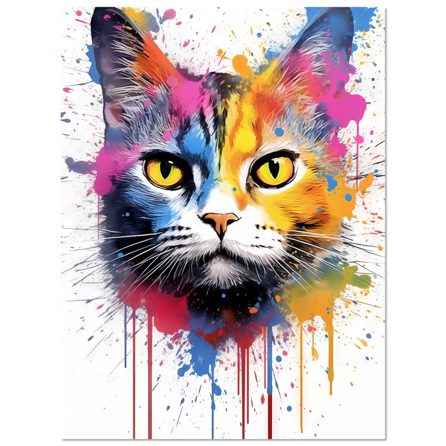 Katze Pop-Art (CAT13)