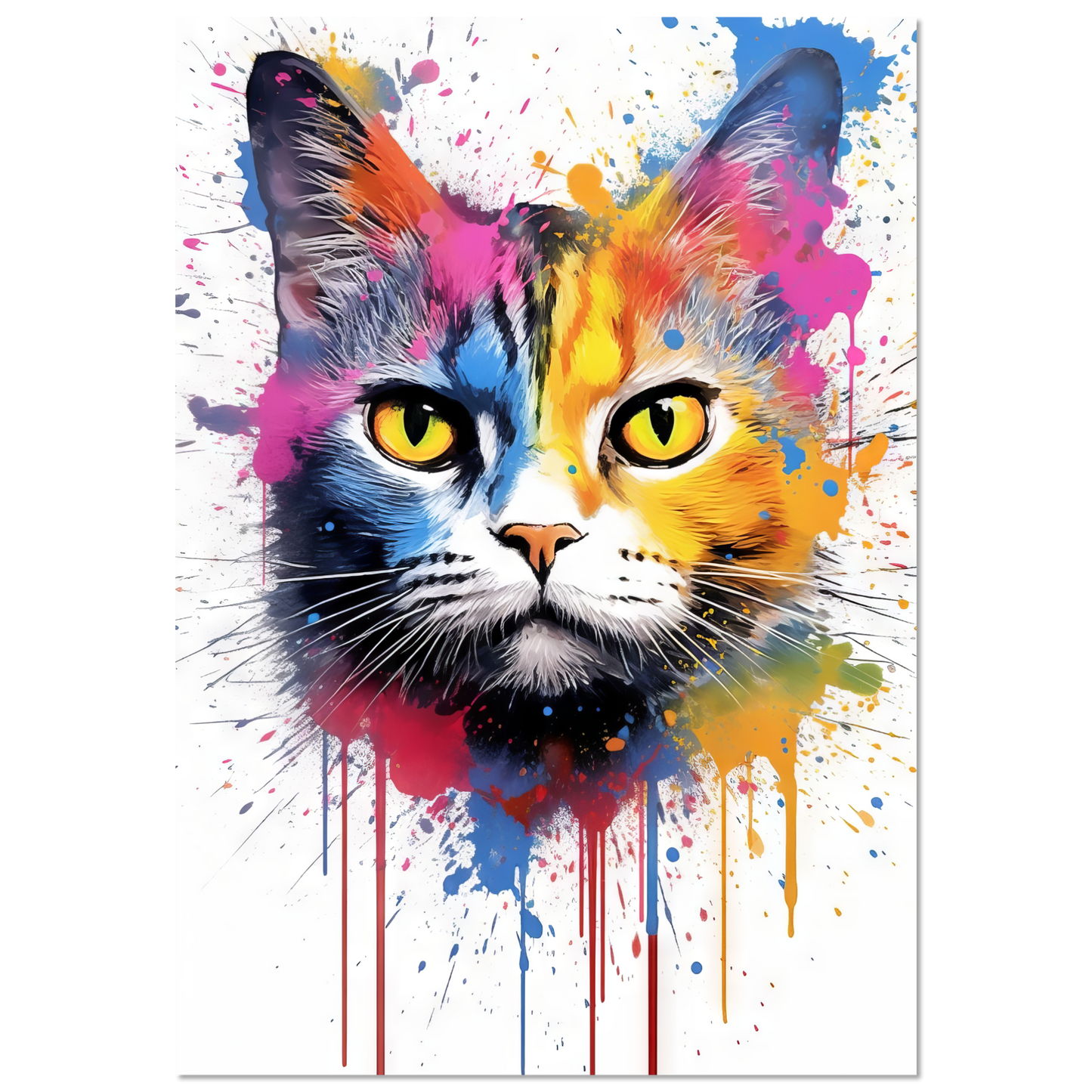 Katze Pop-Art (CAT13)