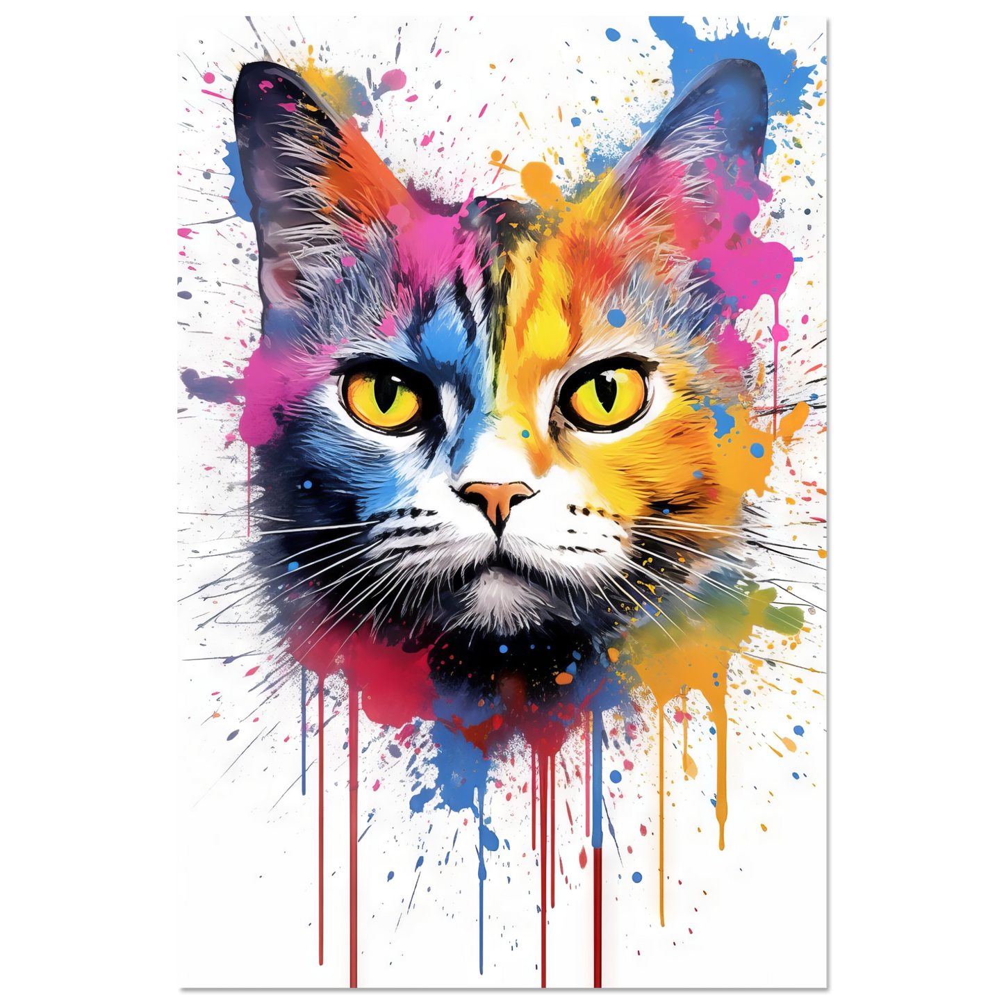 Katze Pop-Art (CAT13)