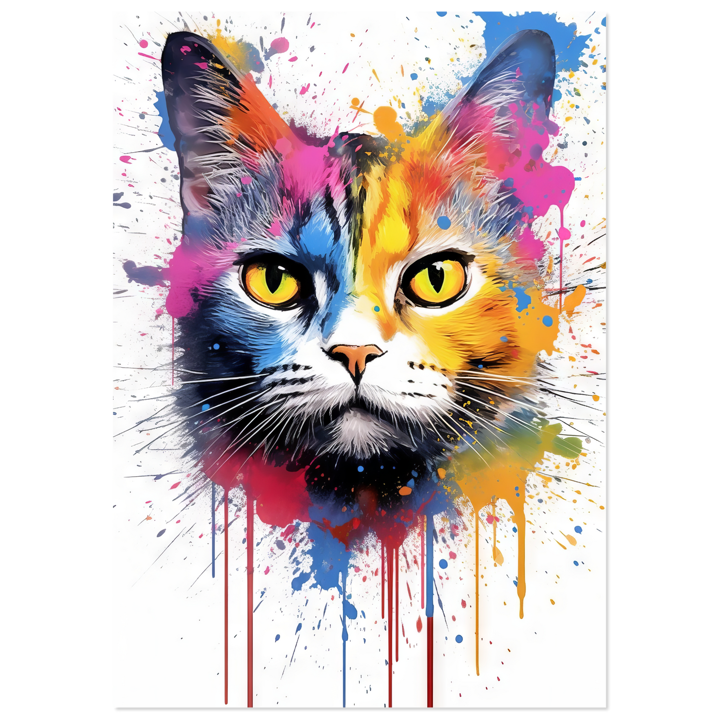 Katze Pop-Art (CAT13)