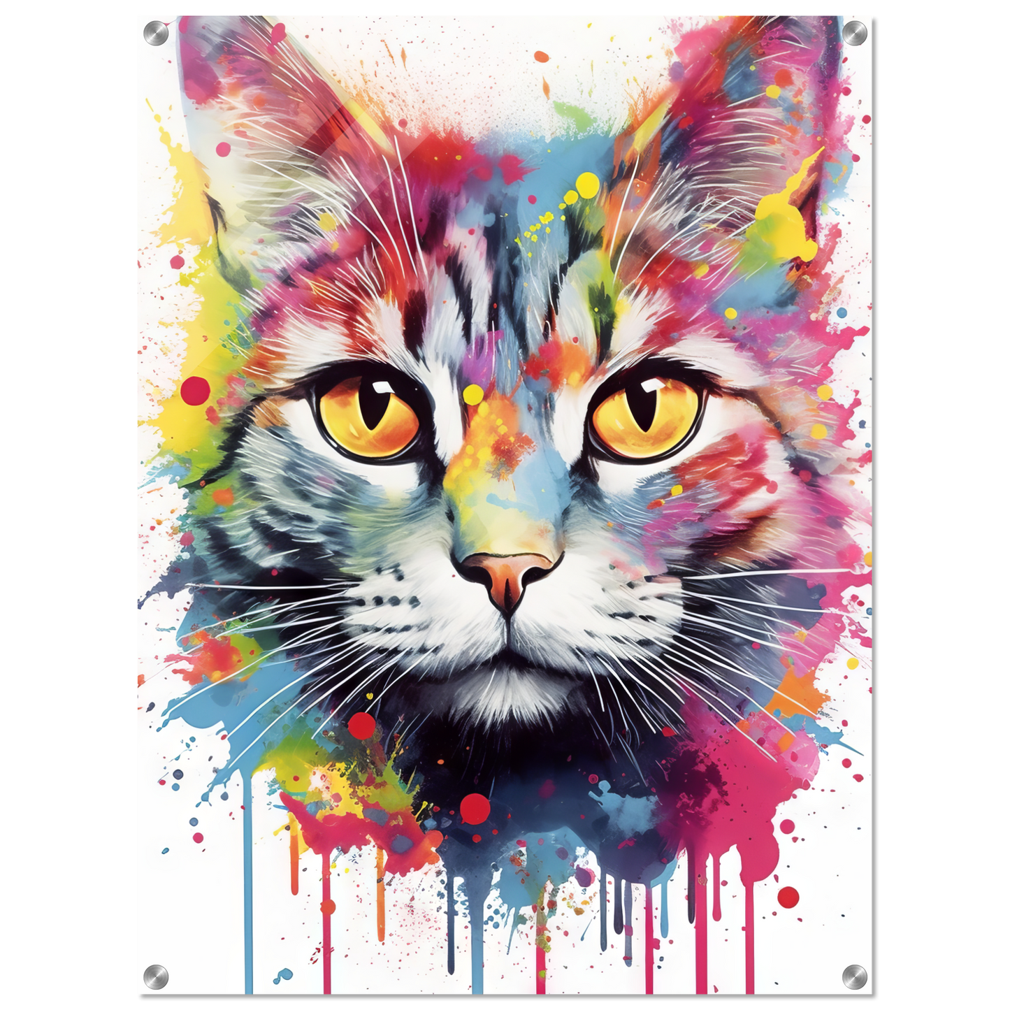 Katze Pop-Art (CAT16)