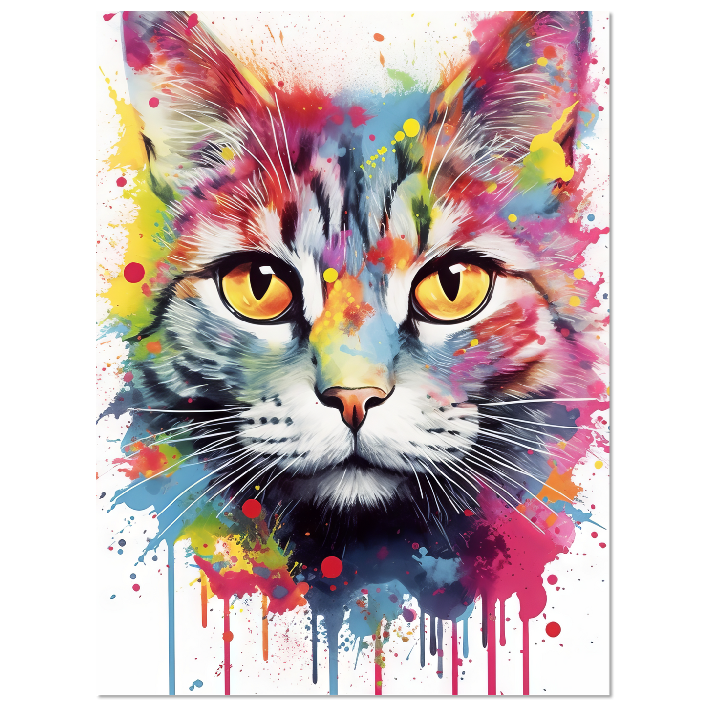 Katze Pop-Art (CAT16)