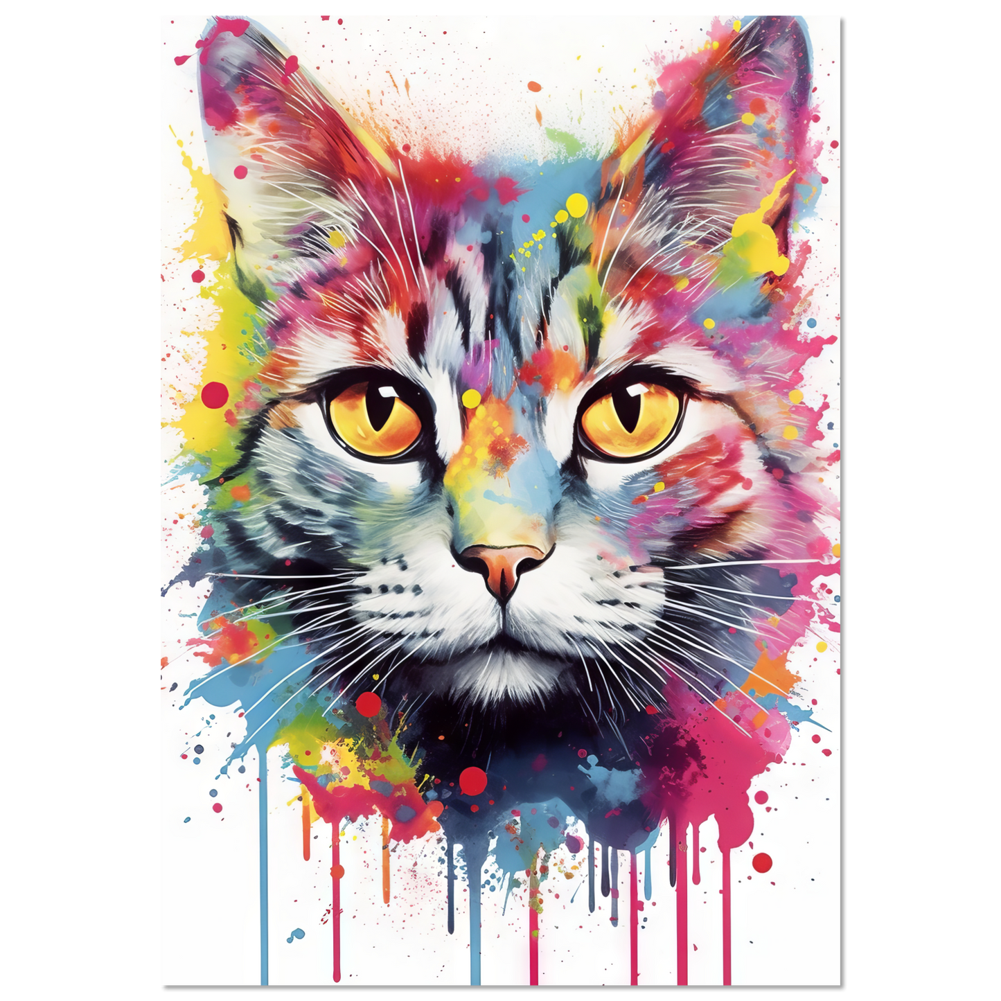 Katze Pop-Art (CAT16)