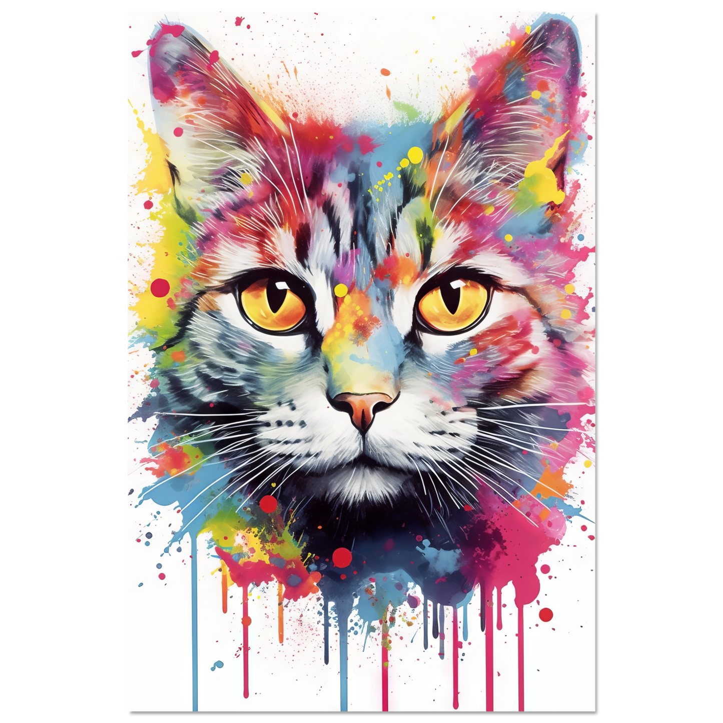 Katze Pop-Art (CAT16)