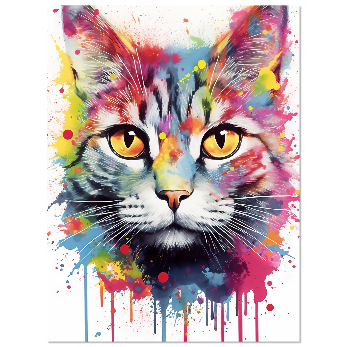 Katze Pop-Art (CAT16)