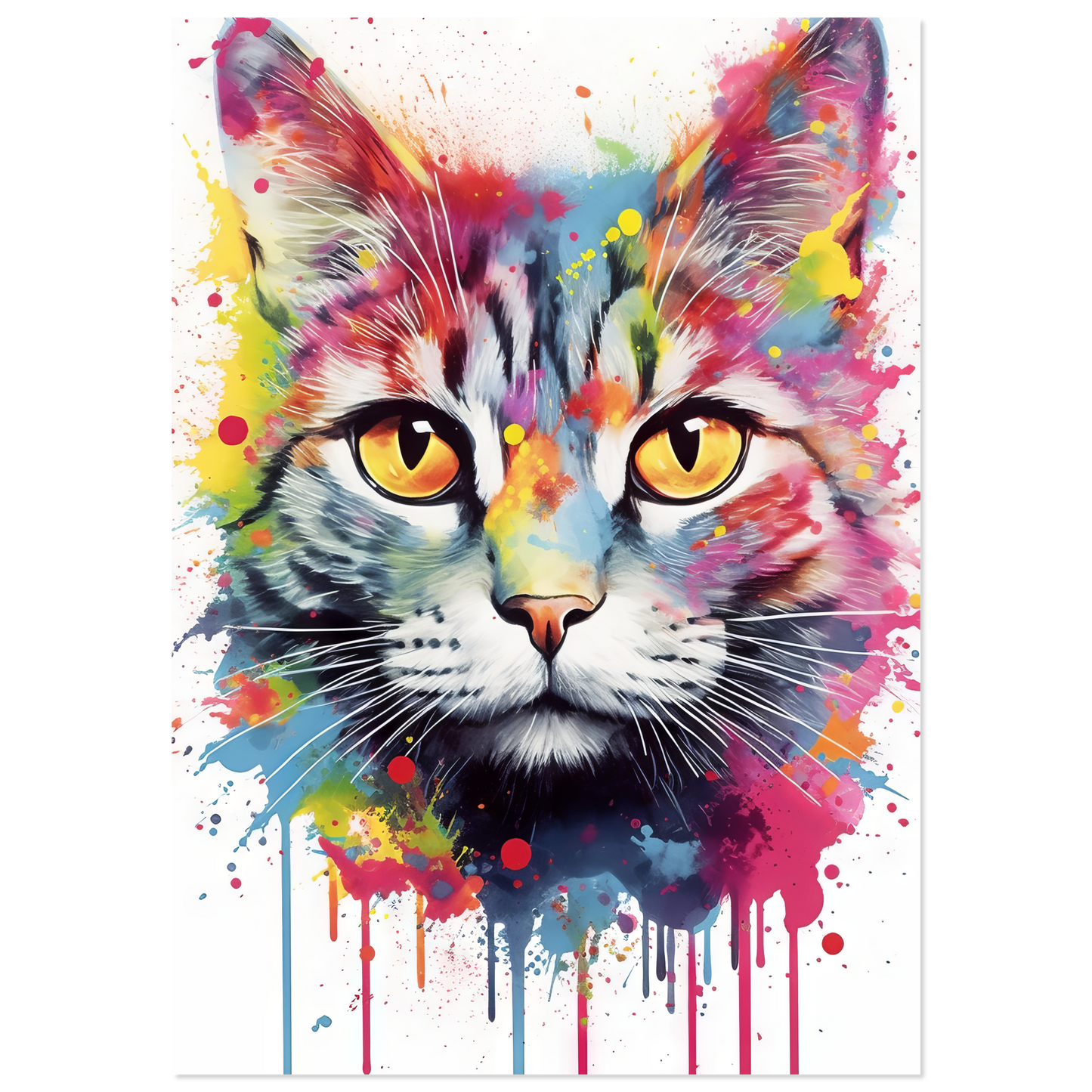 Katze Pop-Art (CAT16)