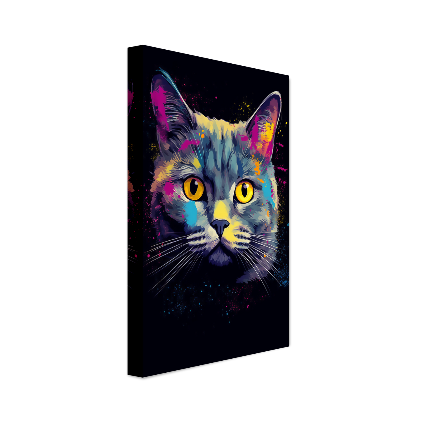 Katze Britisch Kurzhaar (BKH) Pop-Art (CAT19)