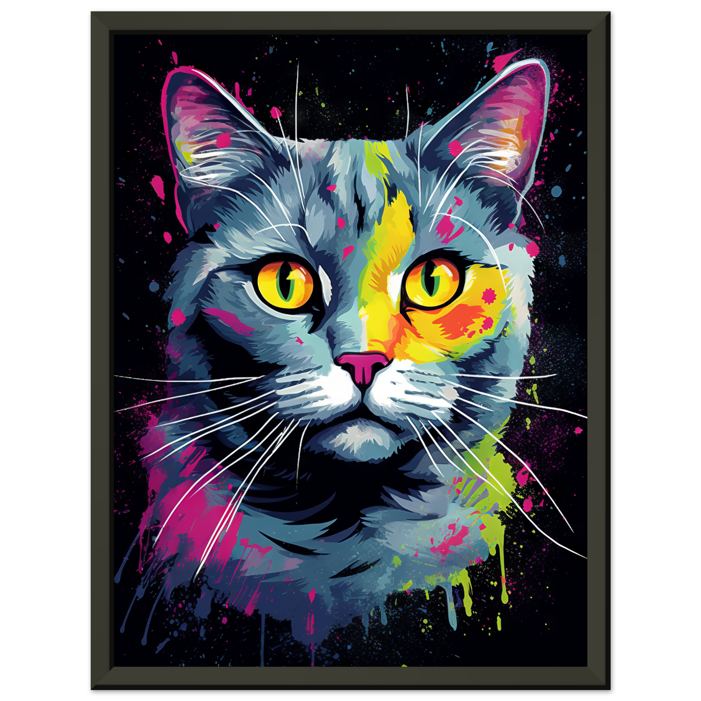 Cat British Shorthair (BKH) Pop Art (CAT20)