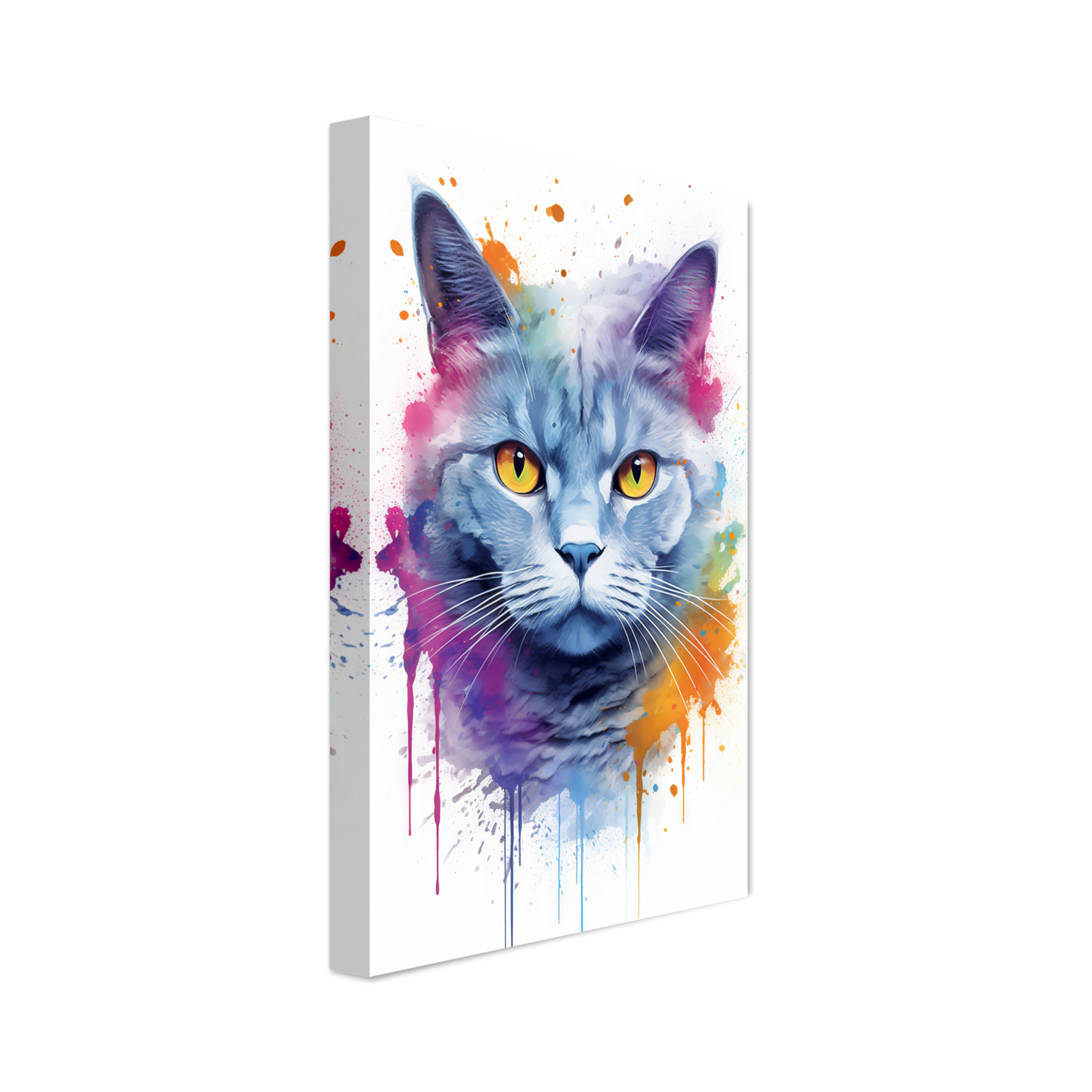 Katze Britisch Kurzhaar (BKH) Pop-Art (CAT21)