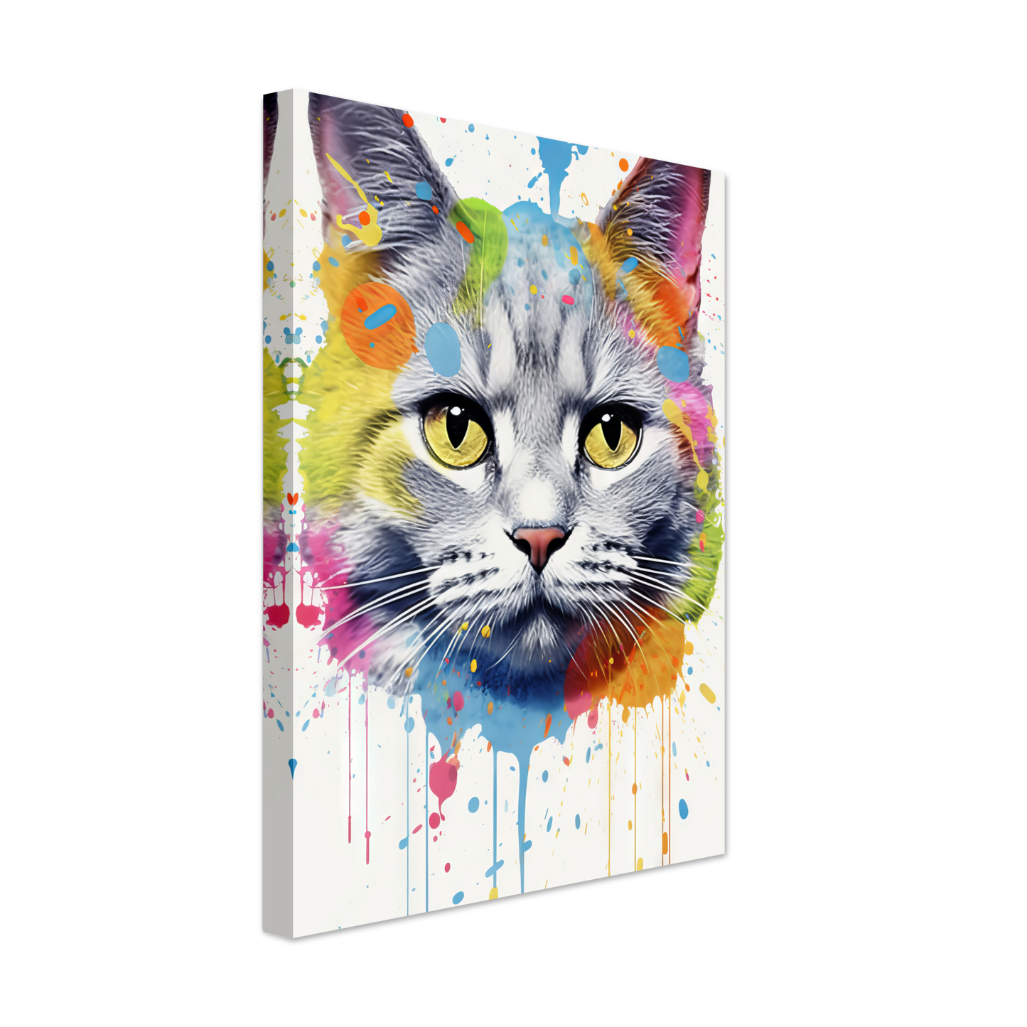 Katze Britisch Kurzhaar (BKH) Pop-Art (CAT23)