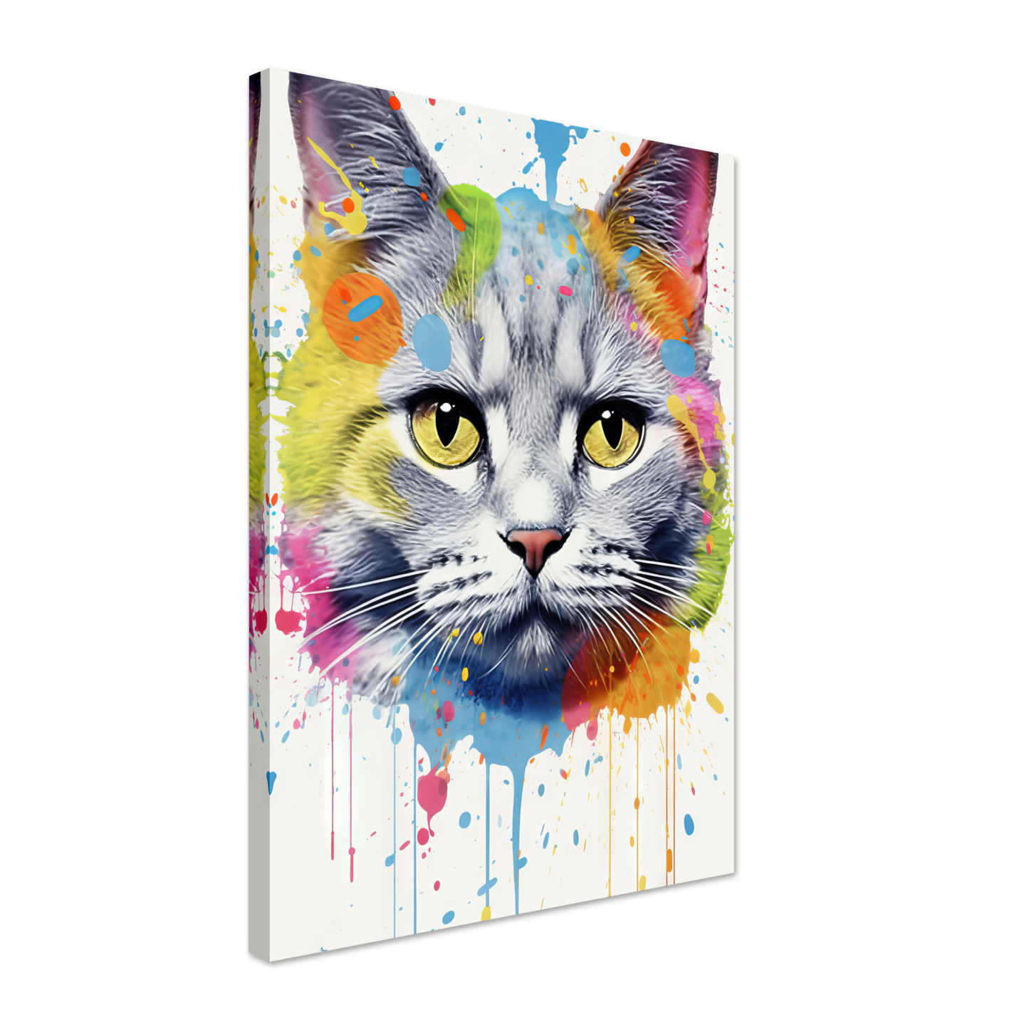 Katze Britisch Kurzhaar (BKH) Pop-Art (CAT23)