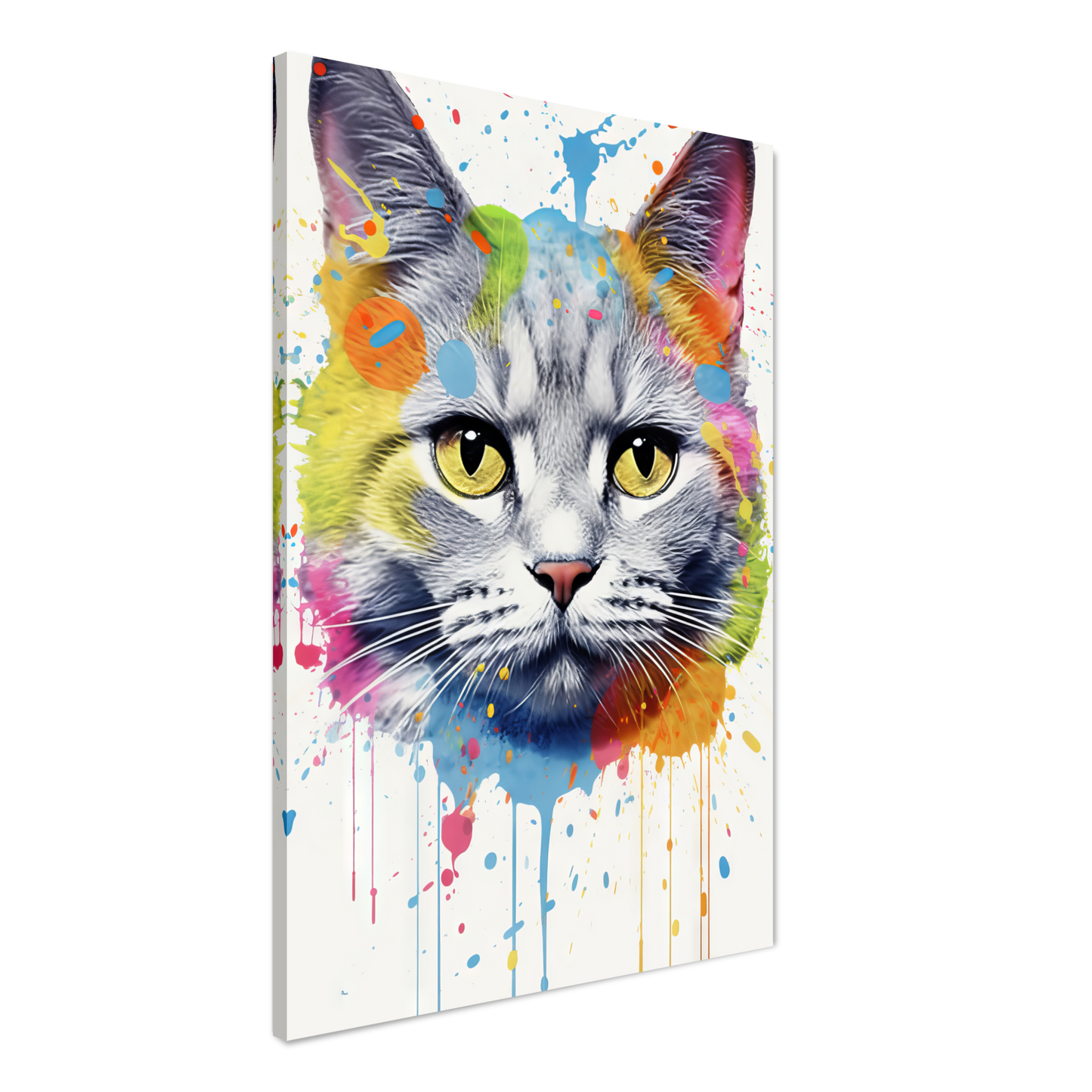 Katze Britisch Kurzhaar (BKH) Pop-Art (CAT23)