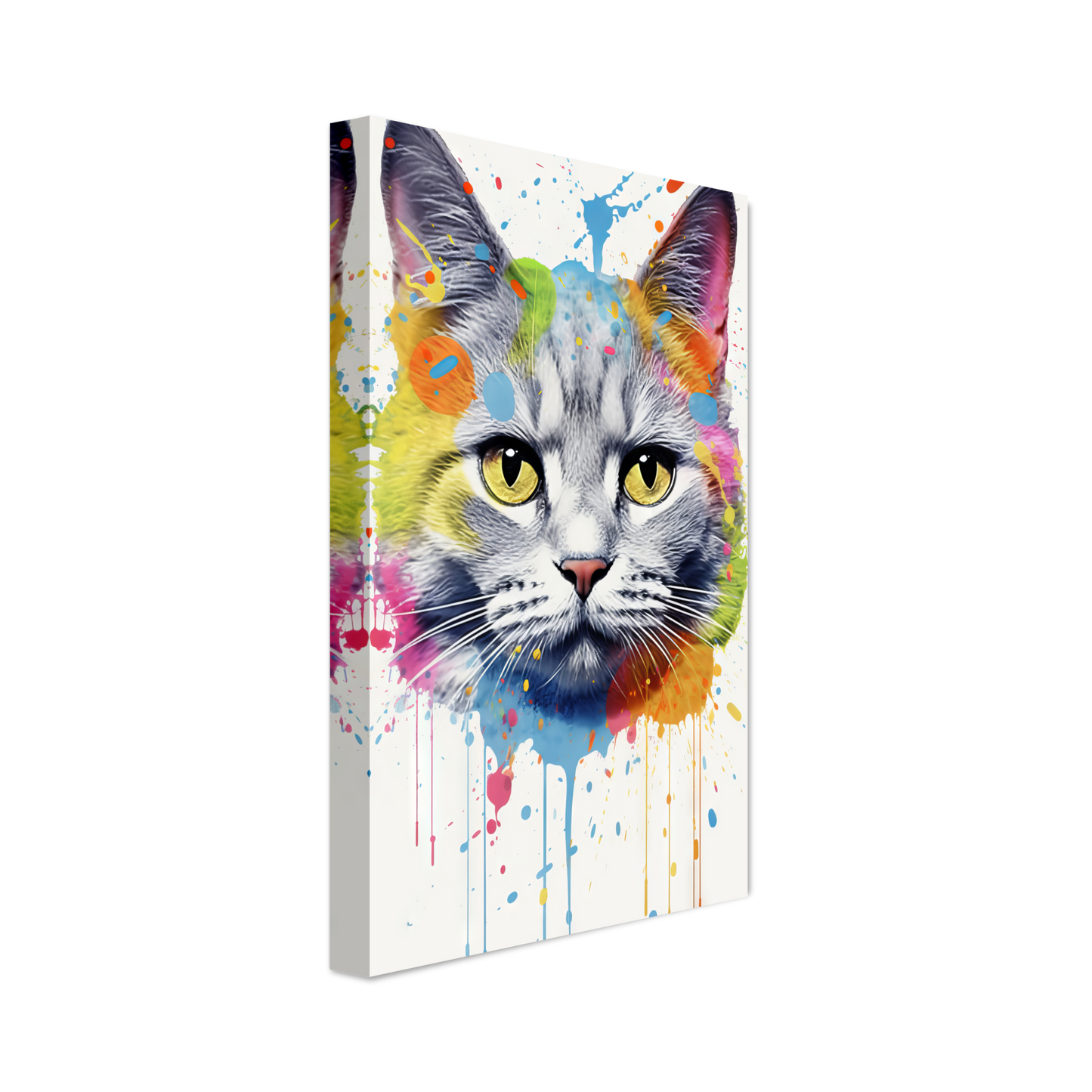 Katze Britisch Kurzhaar (BKH) Pop-Art (CAT23)