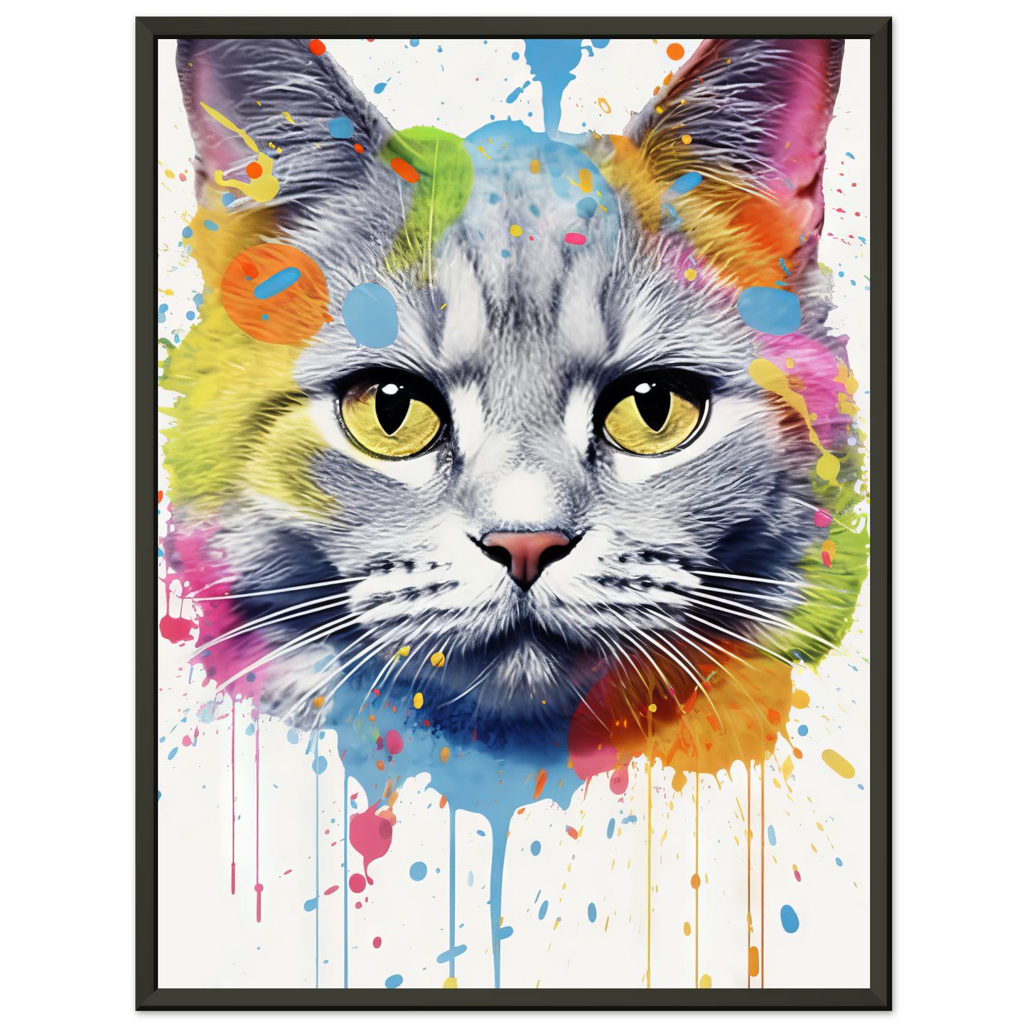 Katze Britisch Kurzhaar (BKH) Pop-Art (CAT23)