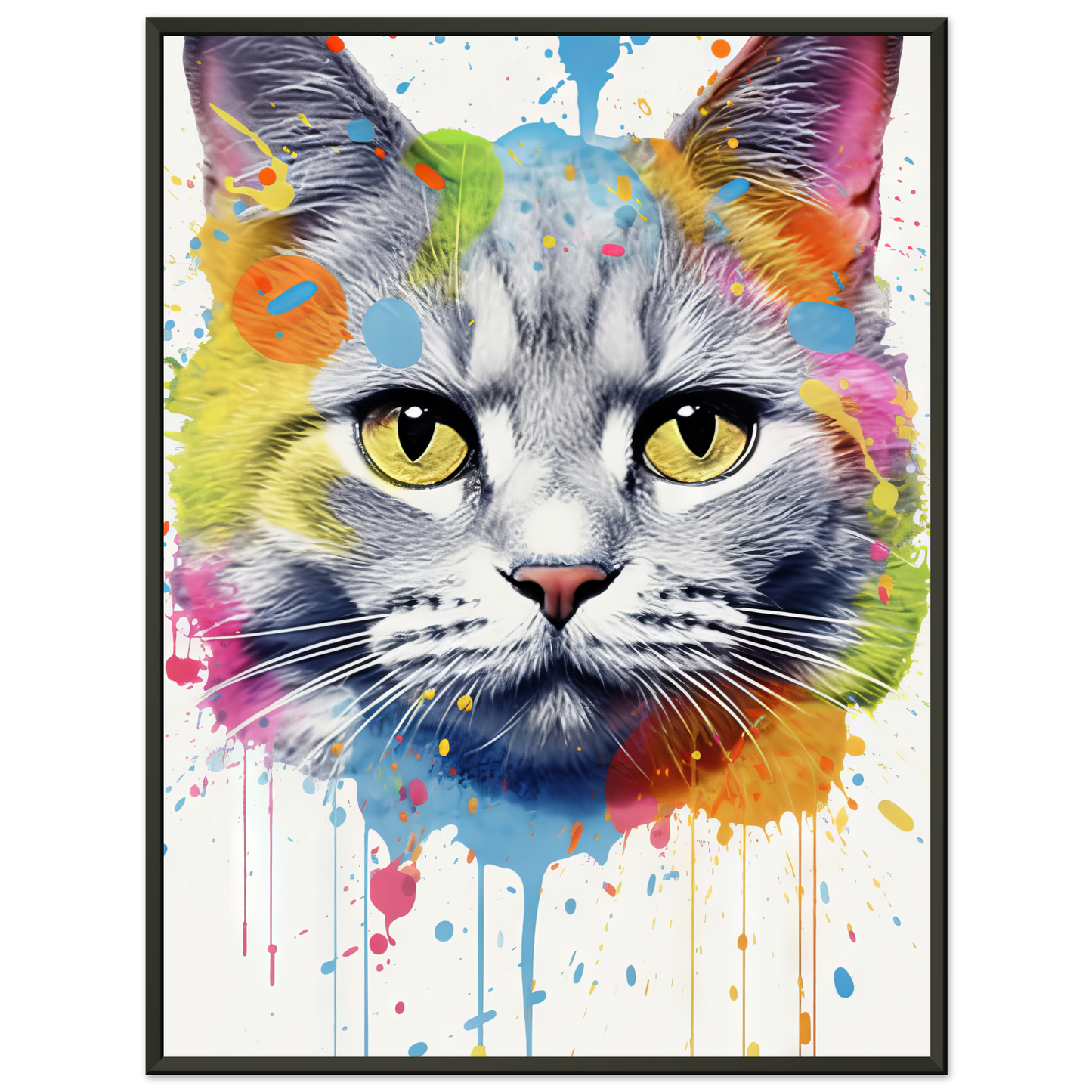 Katze Britisch Kurzhaar (BKH) Pop-Art (CAT23)