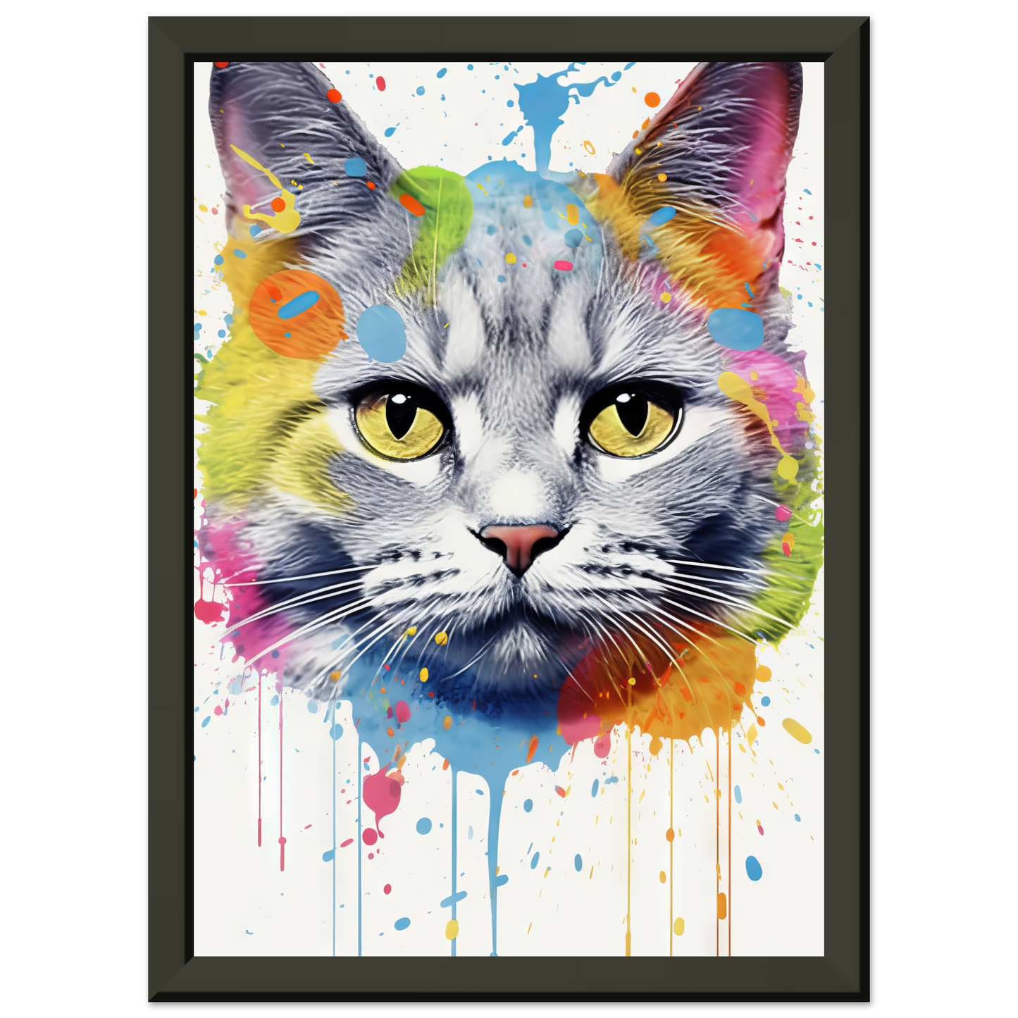 Katze Britisch Kurzhaar (BKH) Pop-Art (CAT23)