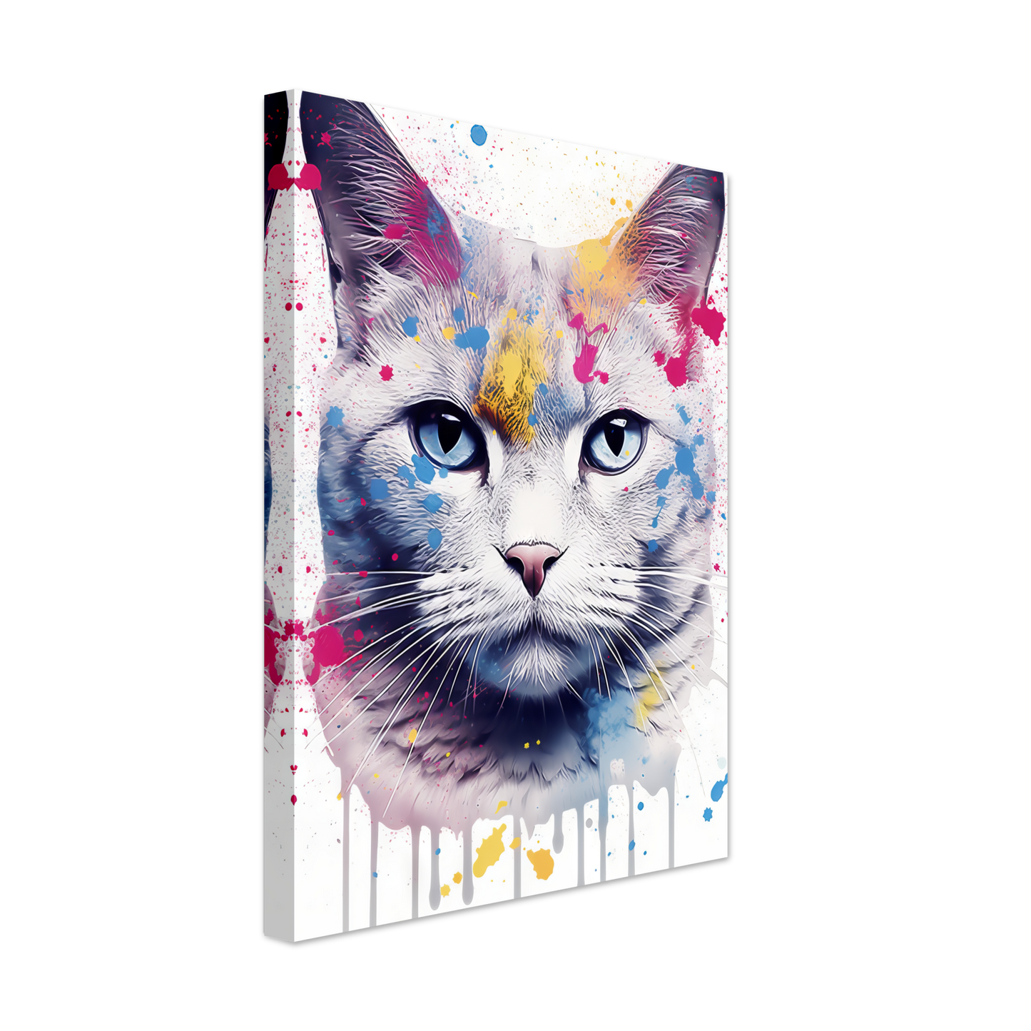 Katze Britisch Kurzhaar (BKH) Pop-Art (CAT24)