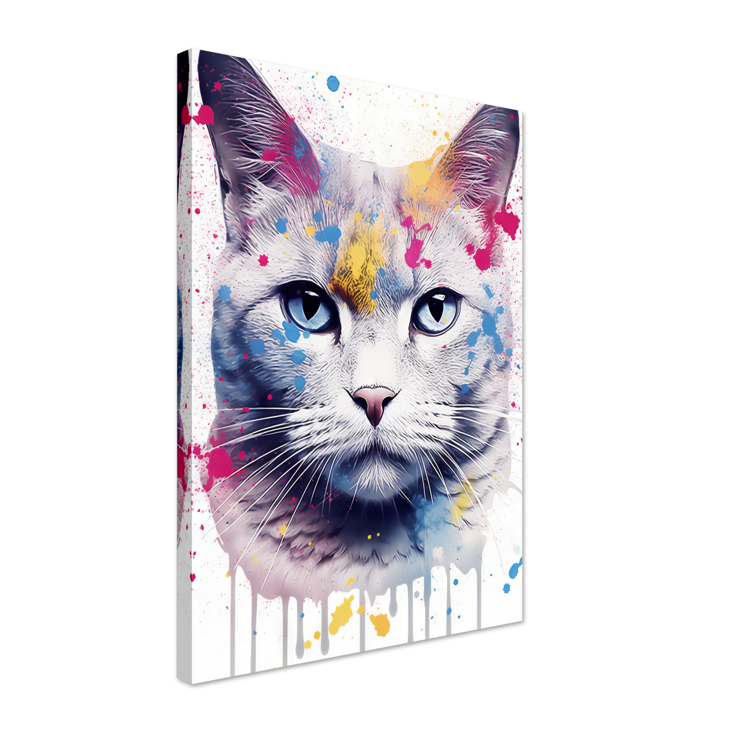 Katze Britisch Kurzhaar (BKH) Pop-Art (CAT24)
