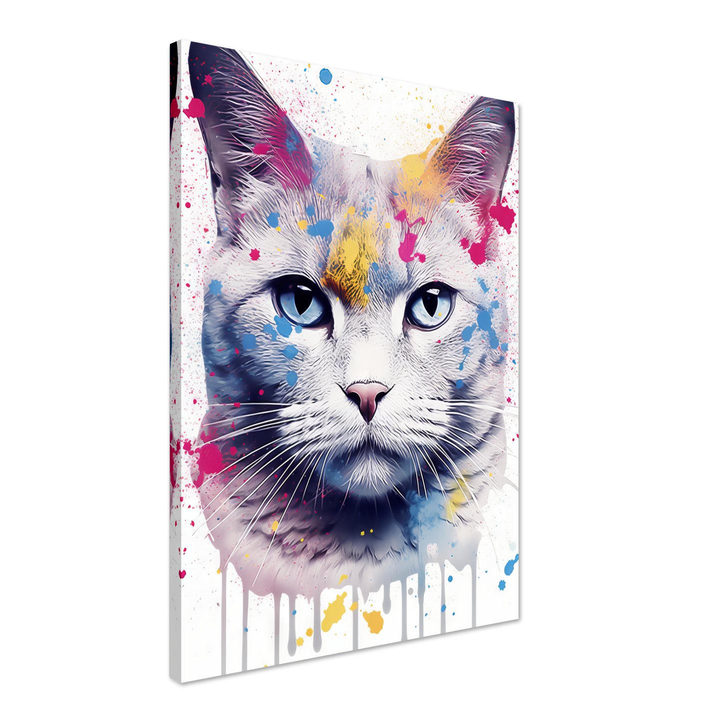 Katze Britisch Kurzhaar (BKH) Pop-Art (CAT24)