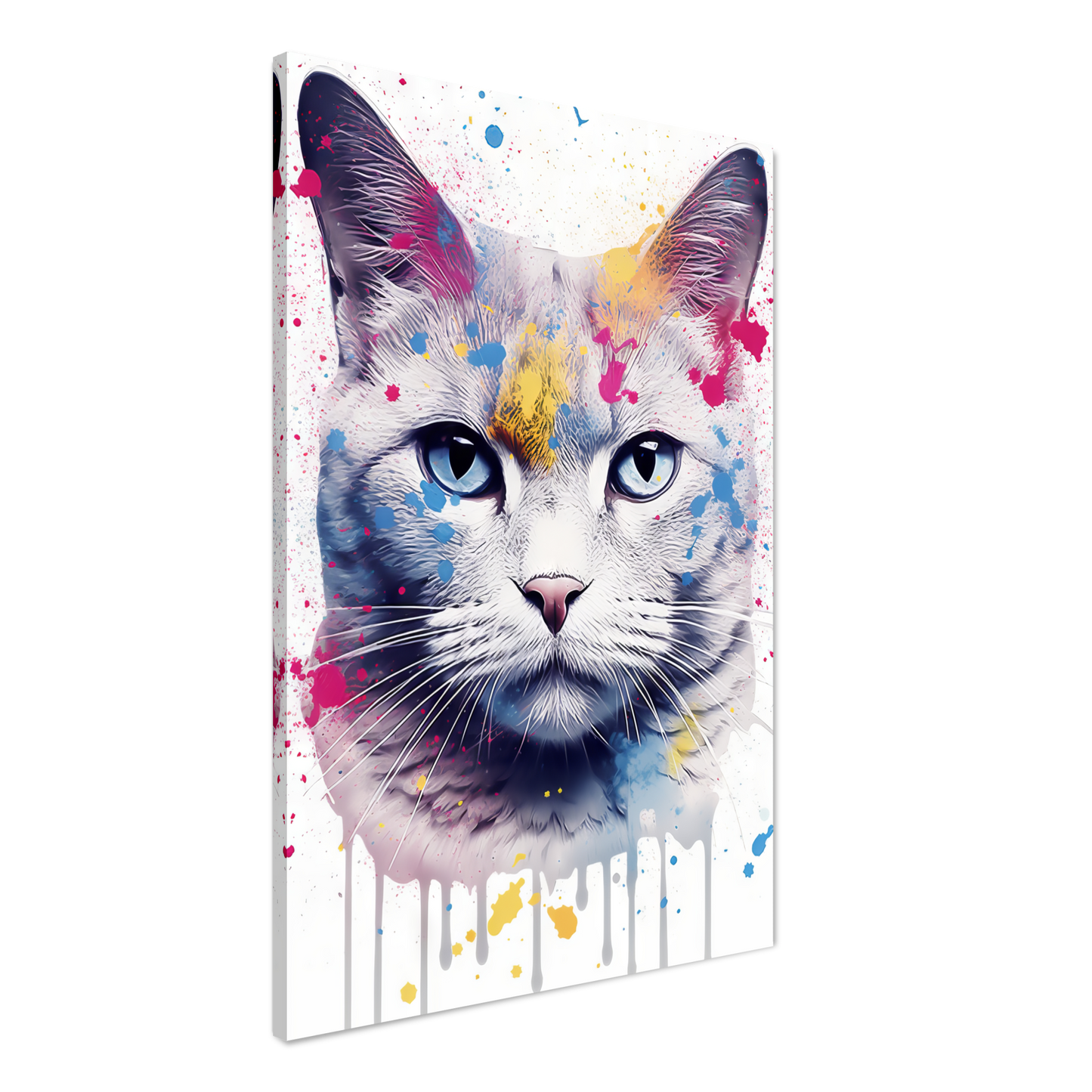 Katze Britisch Kurzhaar (BKH) Pop-Art (CAT24)