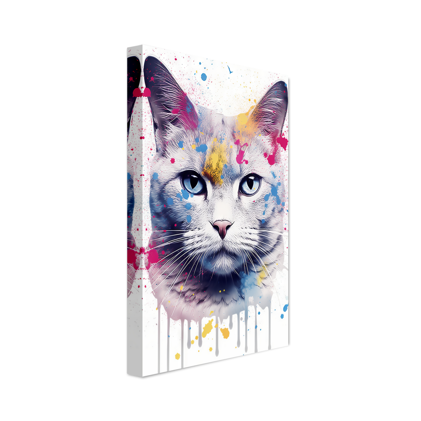 Katze Britisch Kurzhaar (BKH) Pop-Art (CAT24)