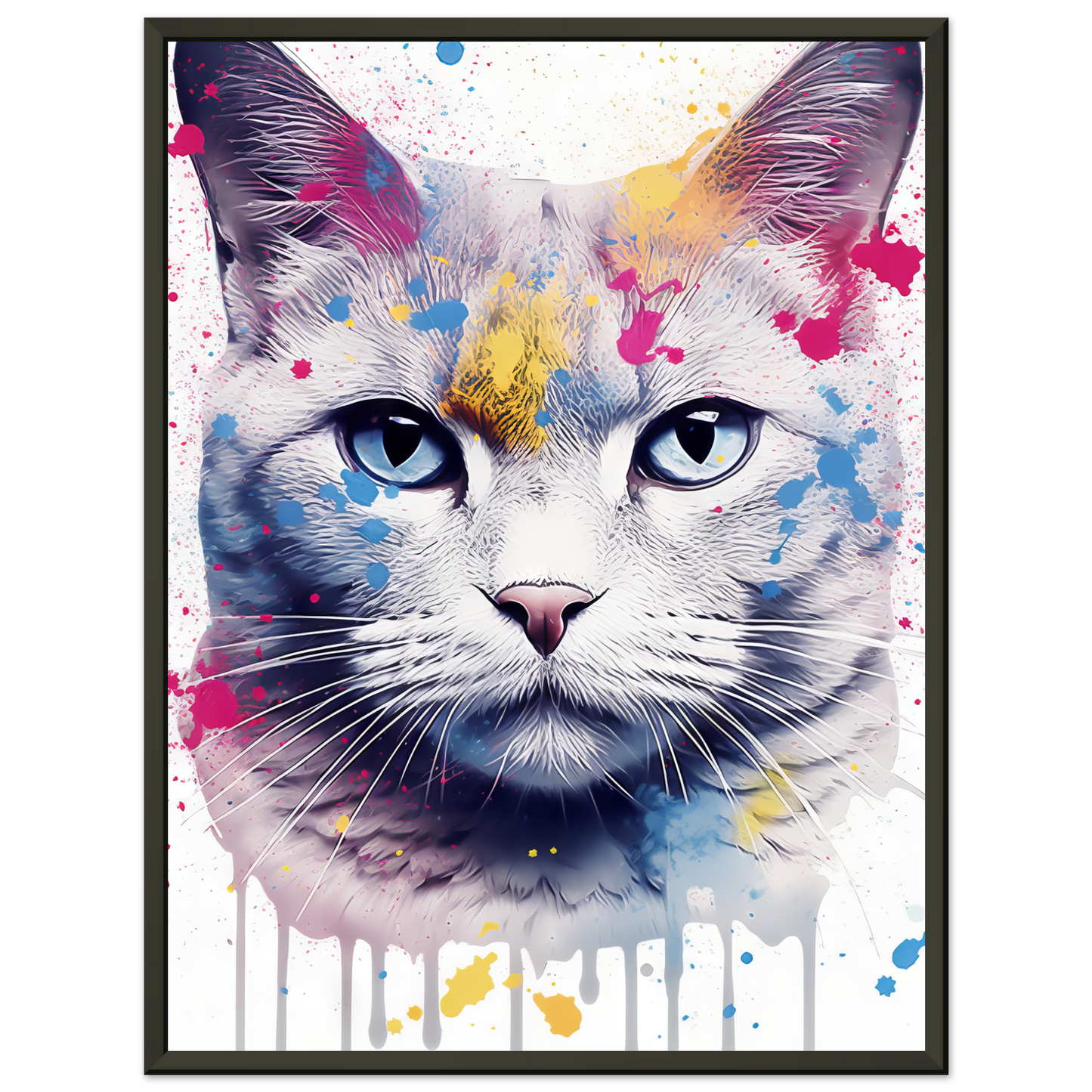 Katze Britisch Kurzhaar (BKH) Pop-Art (CAT24)