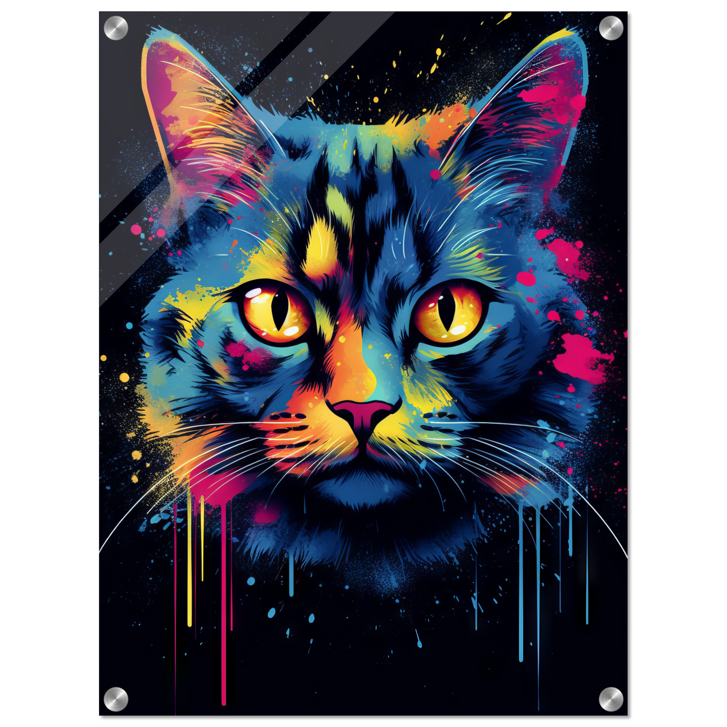 Katze Siam Pop-Art (CAT25)