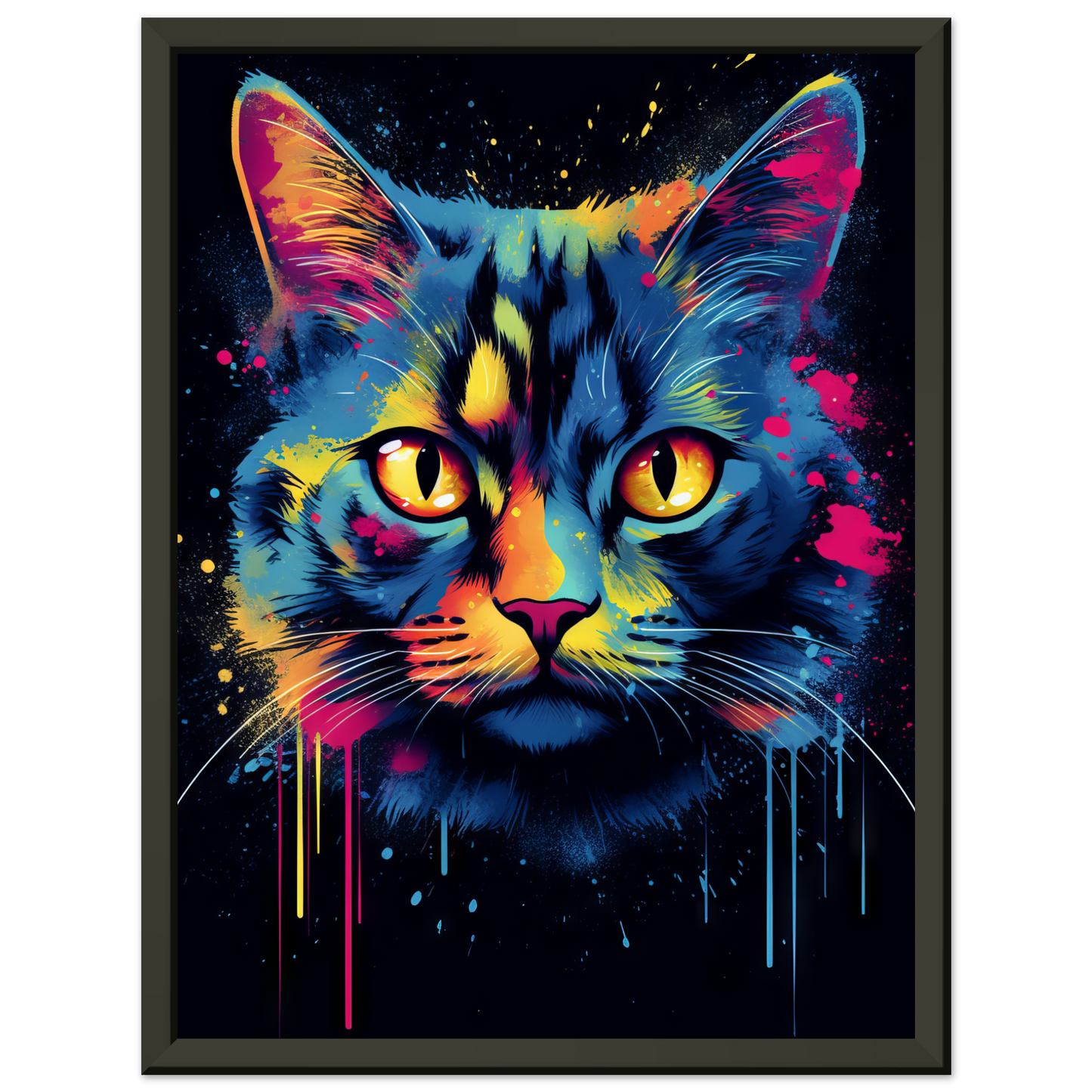 Katze Siam Pop-Art (CAT25)